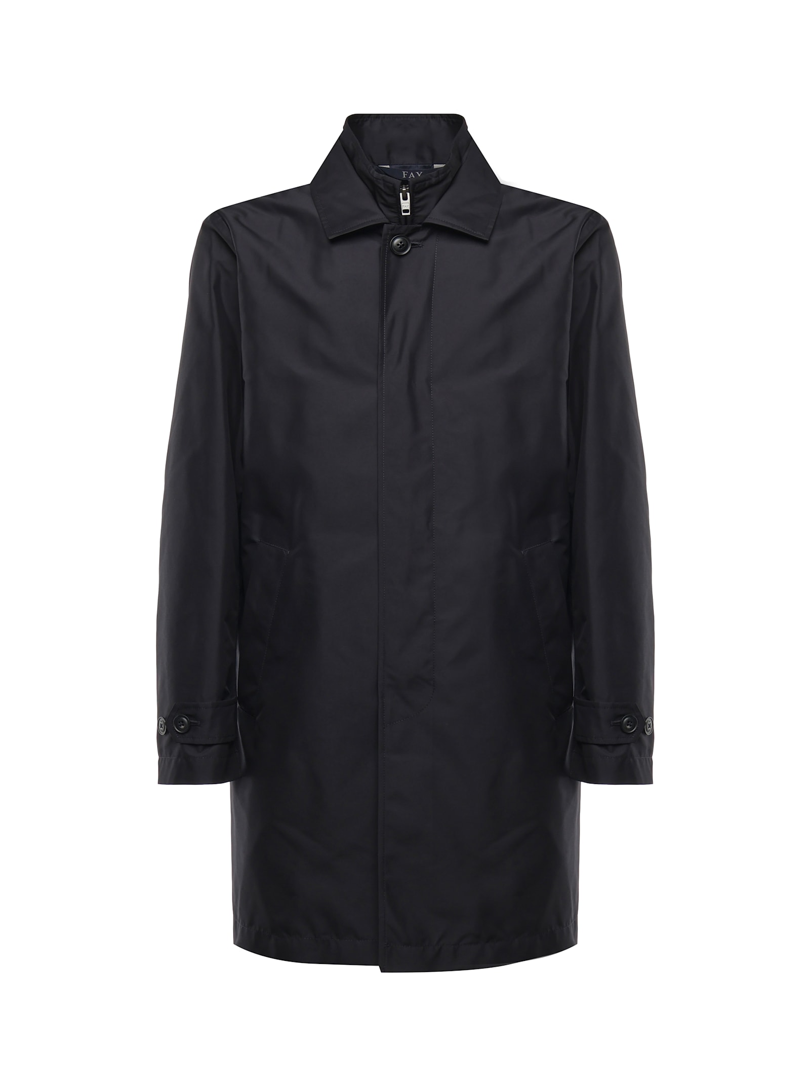 Fay Morning Coat In Technical Popeline