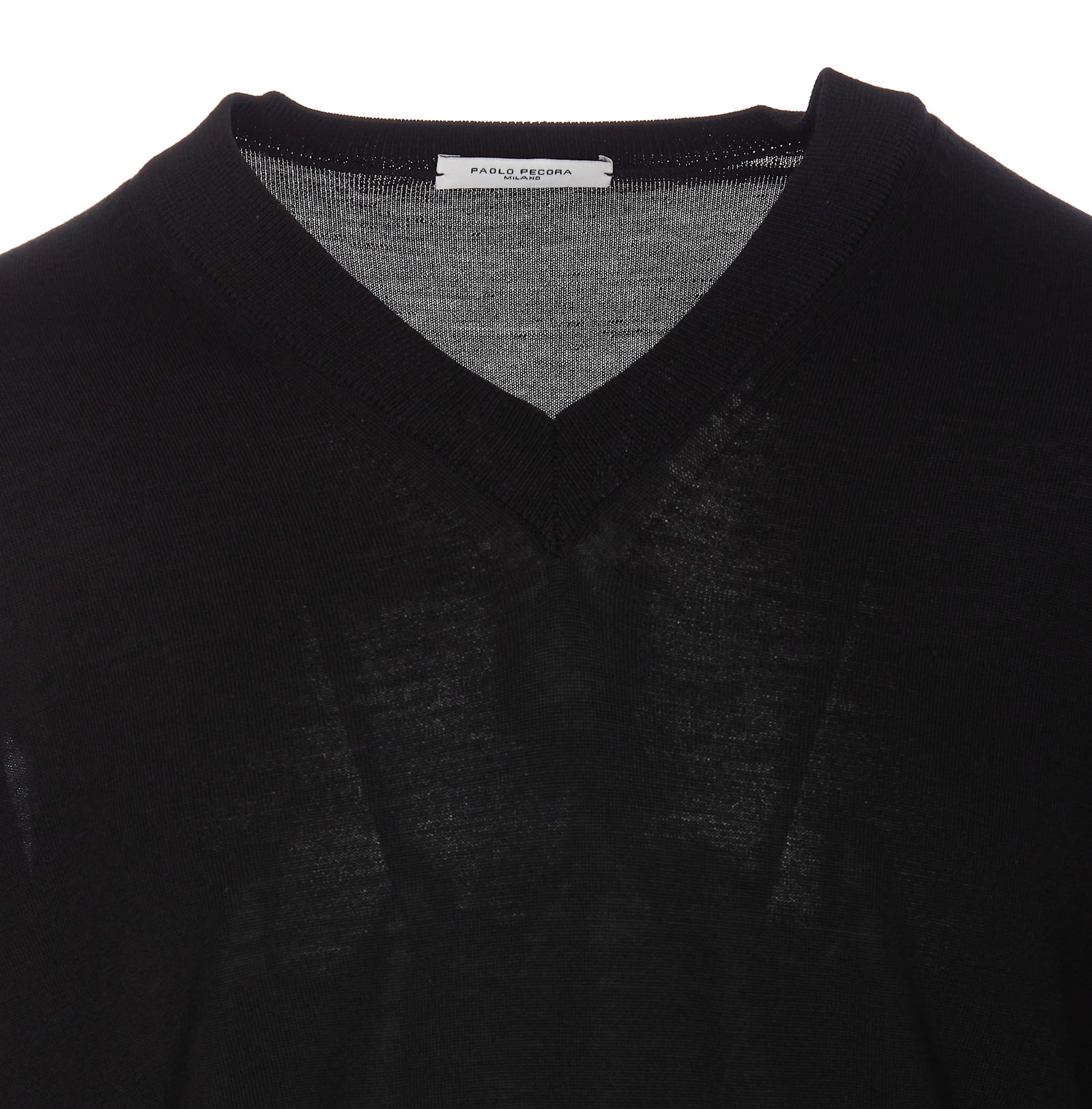 Shop Paolo Pecora Sweater  In Black