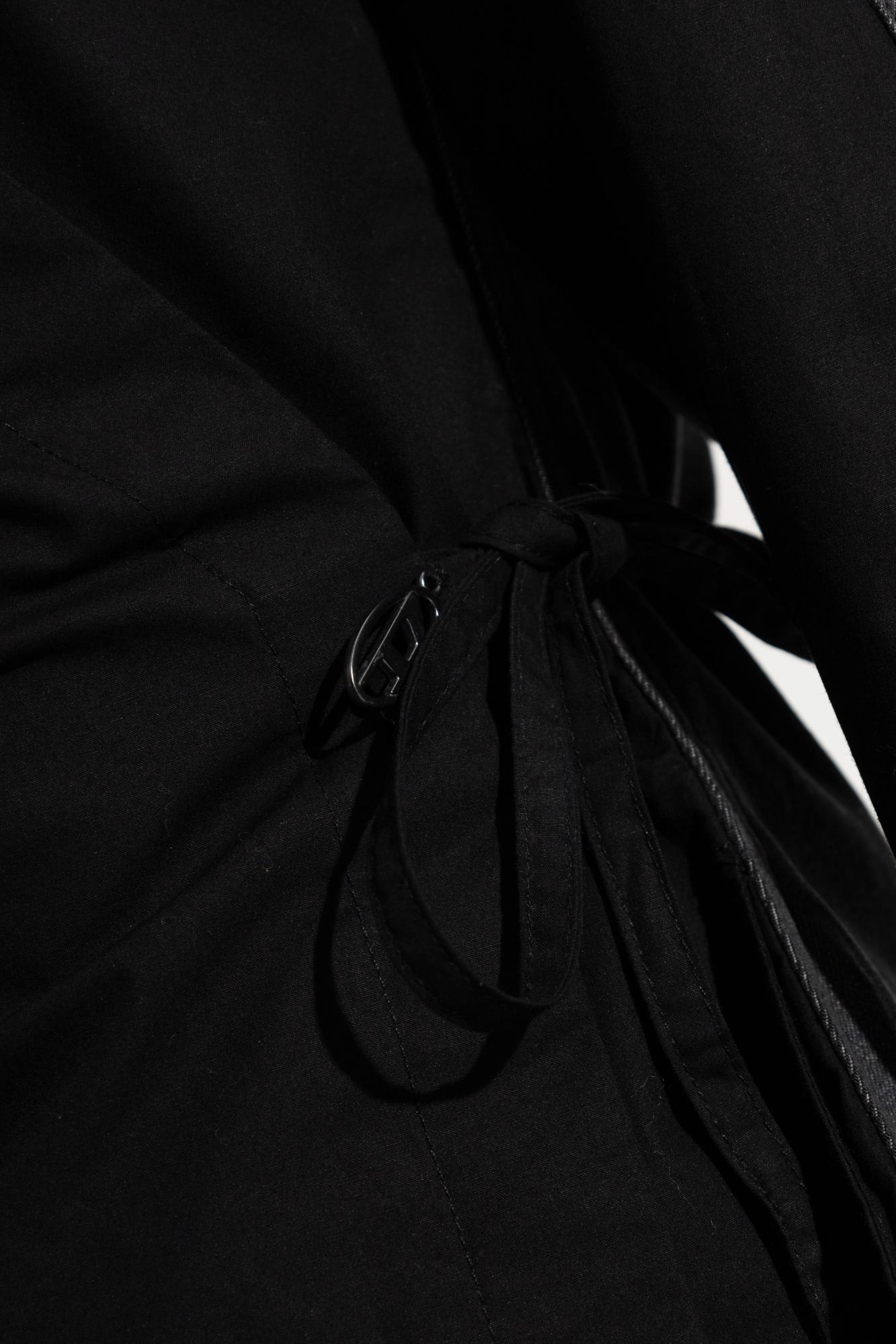 Diesel D-elphi-den Dresses Black In Black