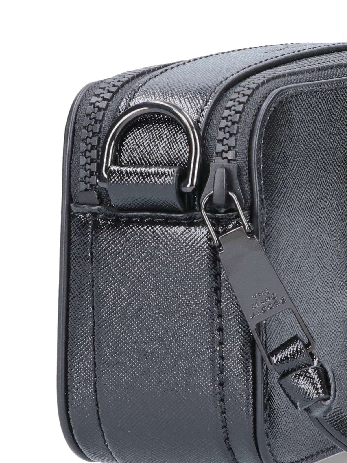 Marc Jacobs The Snapshot Dtm Shoulder Bag In Black