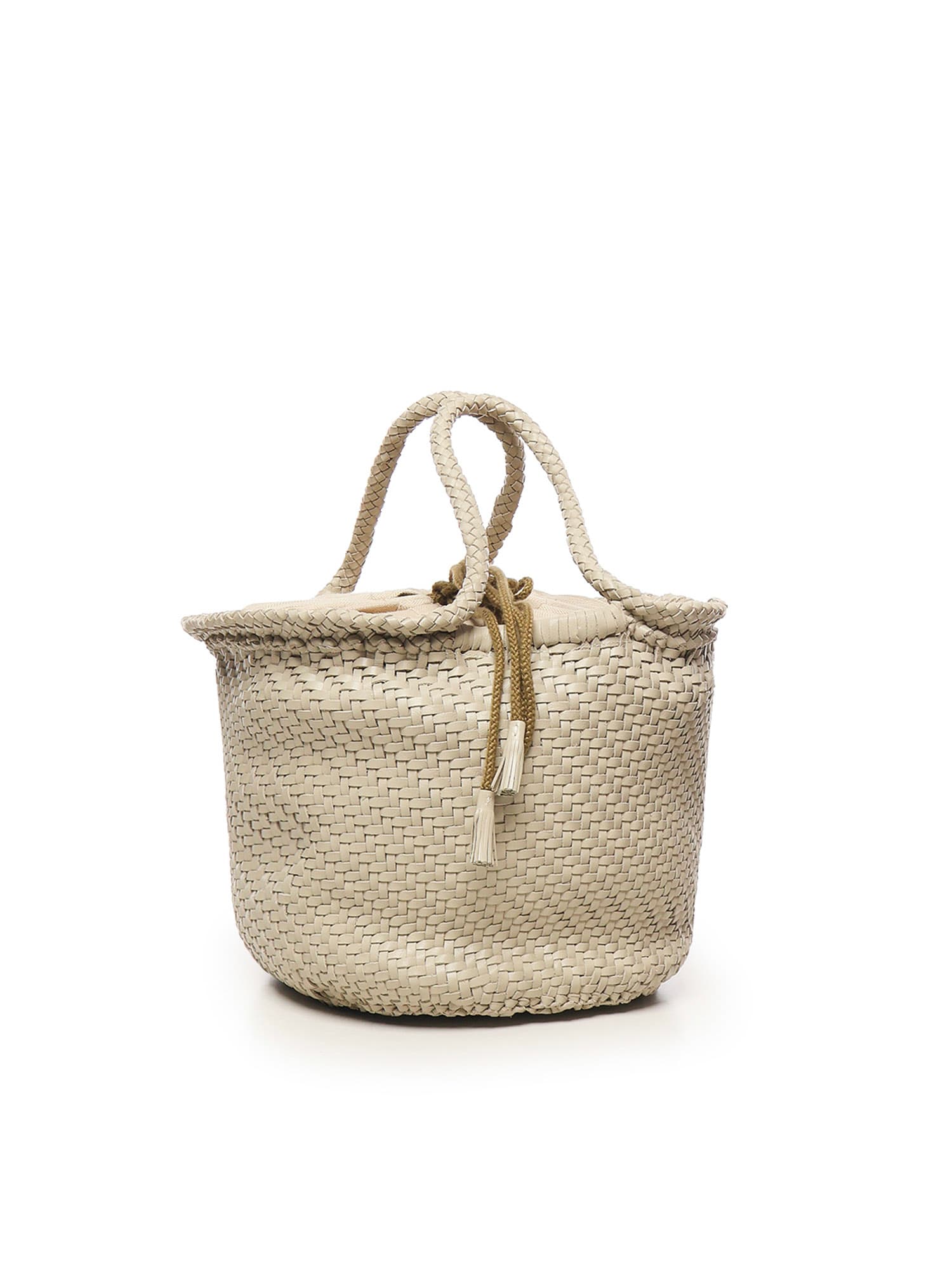Dragon Diffusion Panier Drawstring Bag In White