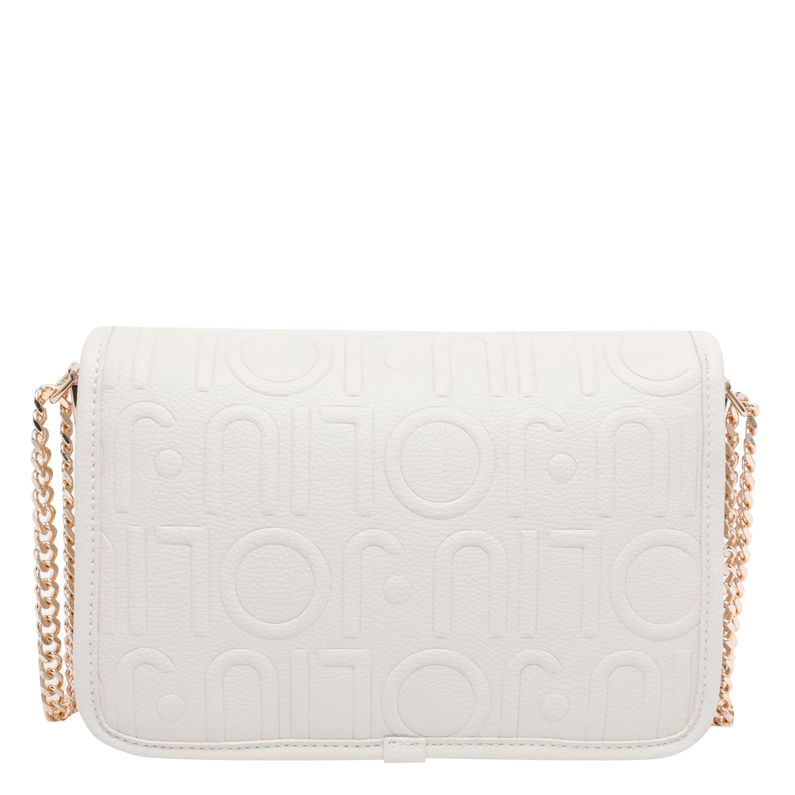 Liu •jo Logo Crossbody Bag In White