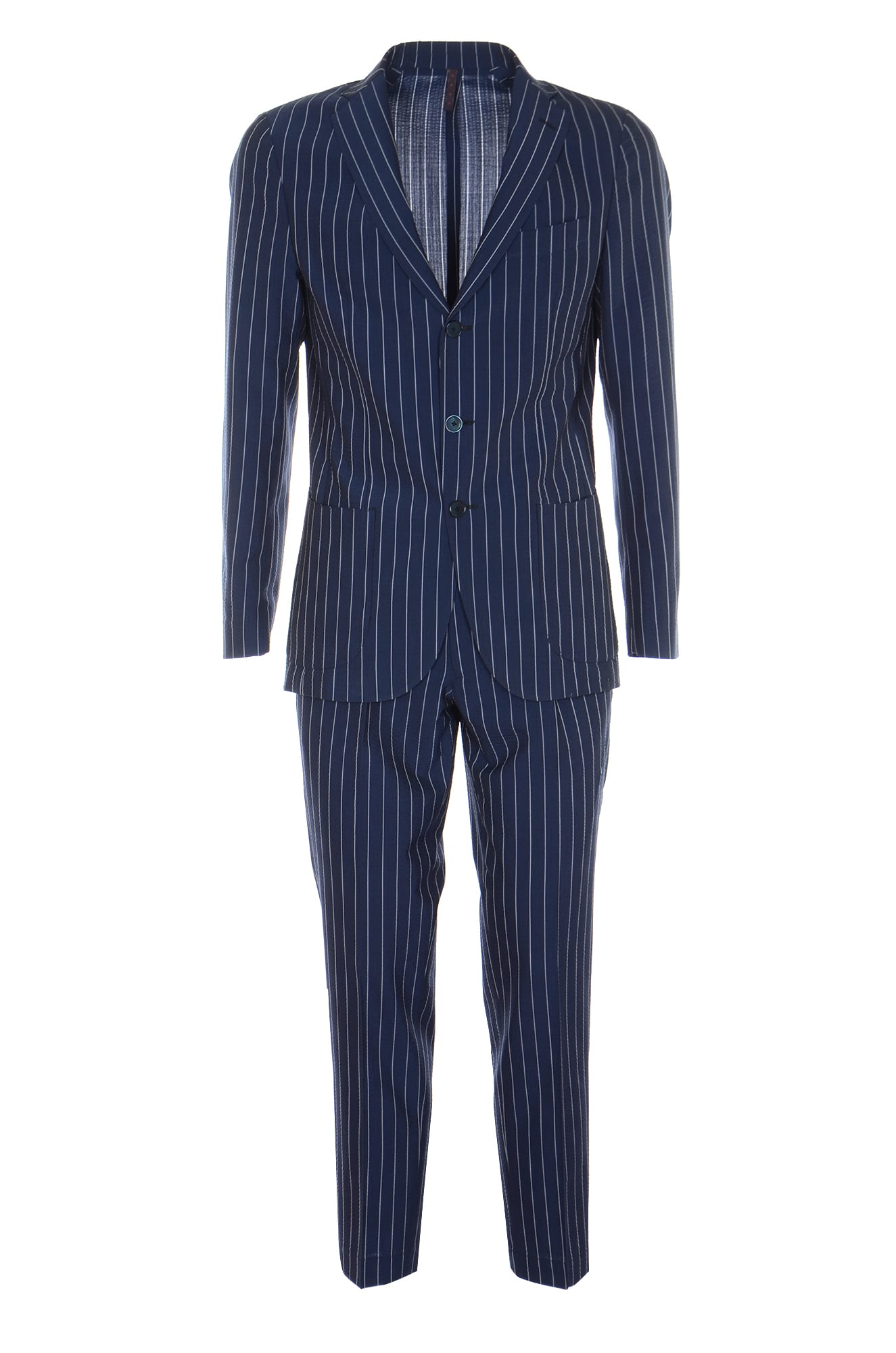 Santaniello Regular Fit Striped Suit