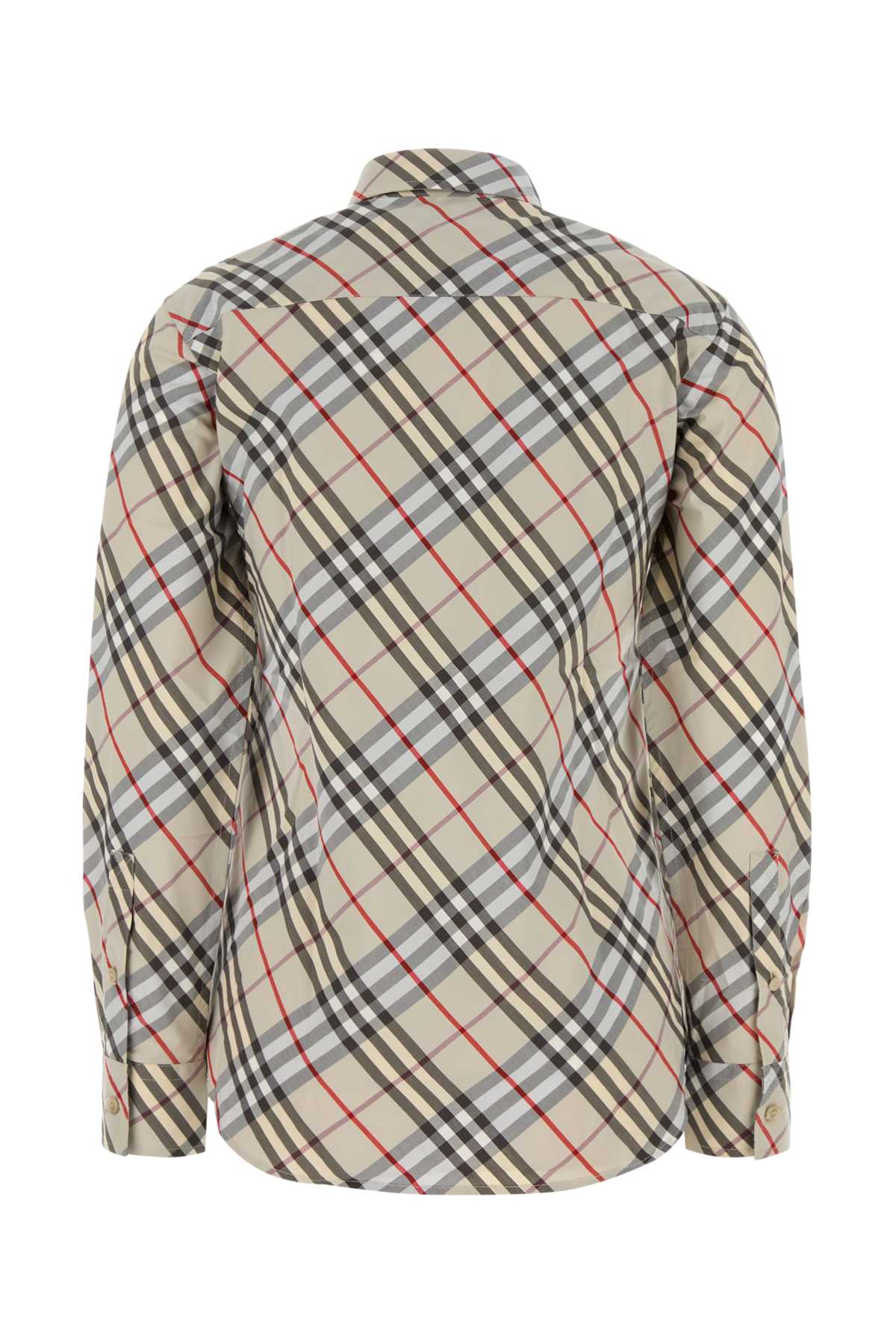 Burberry Women's Embroidered Poplin Shirt