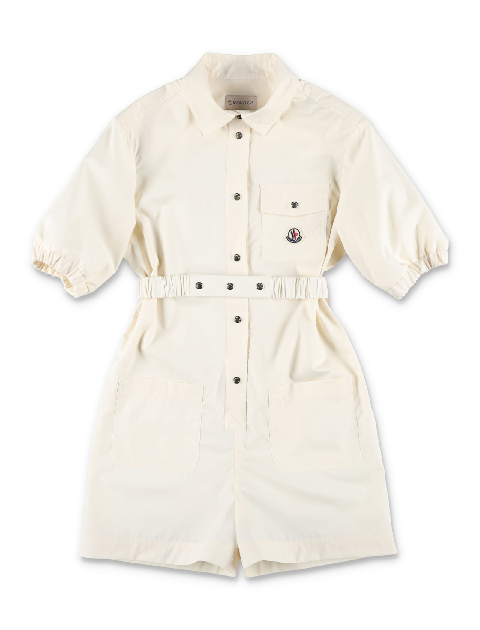 Moncler Kids' Jumpsuit In White