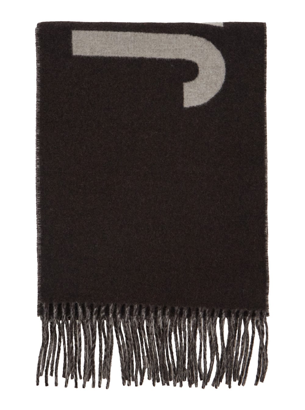Jacquemus Brown Signature Scarf In Brown