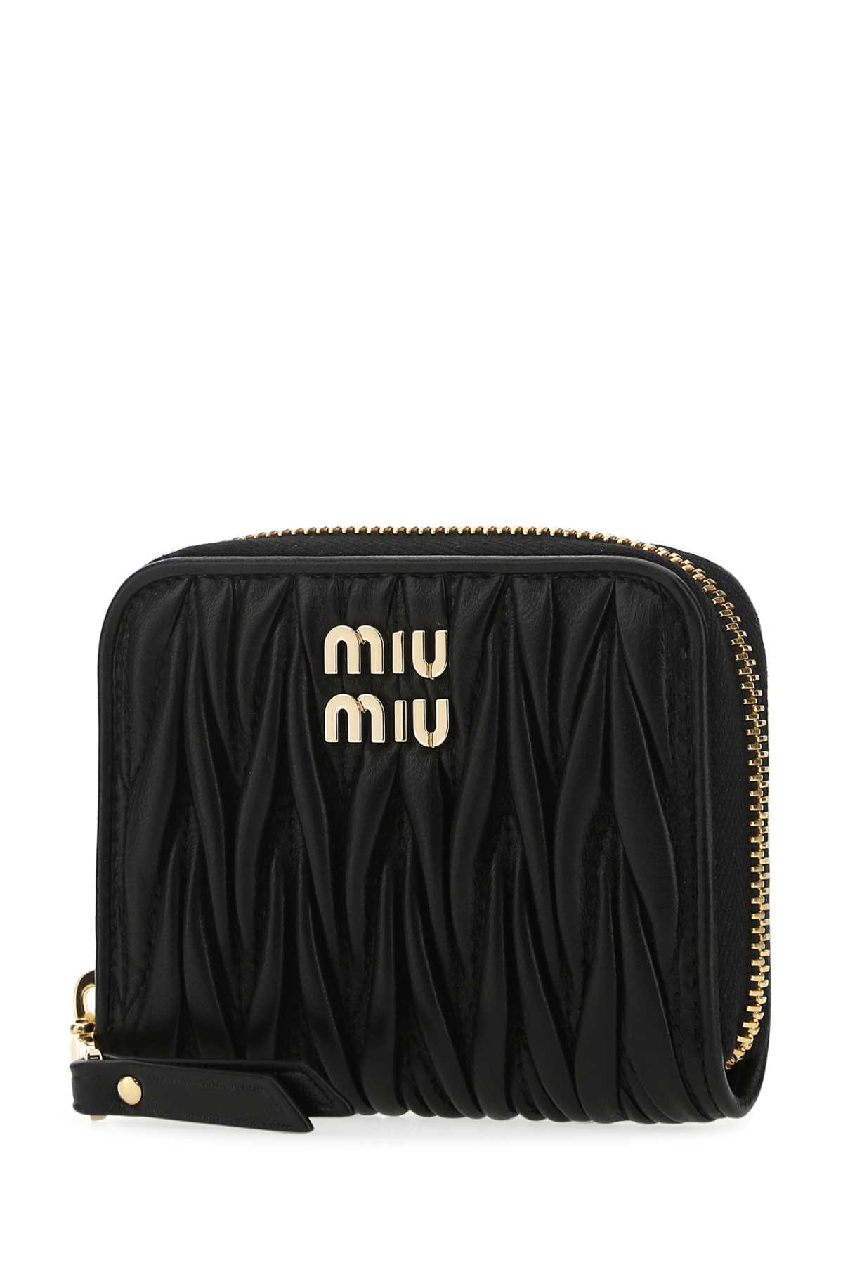 Miu Miu Black Leather Coin Purse