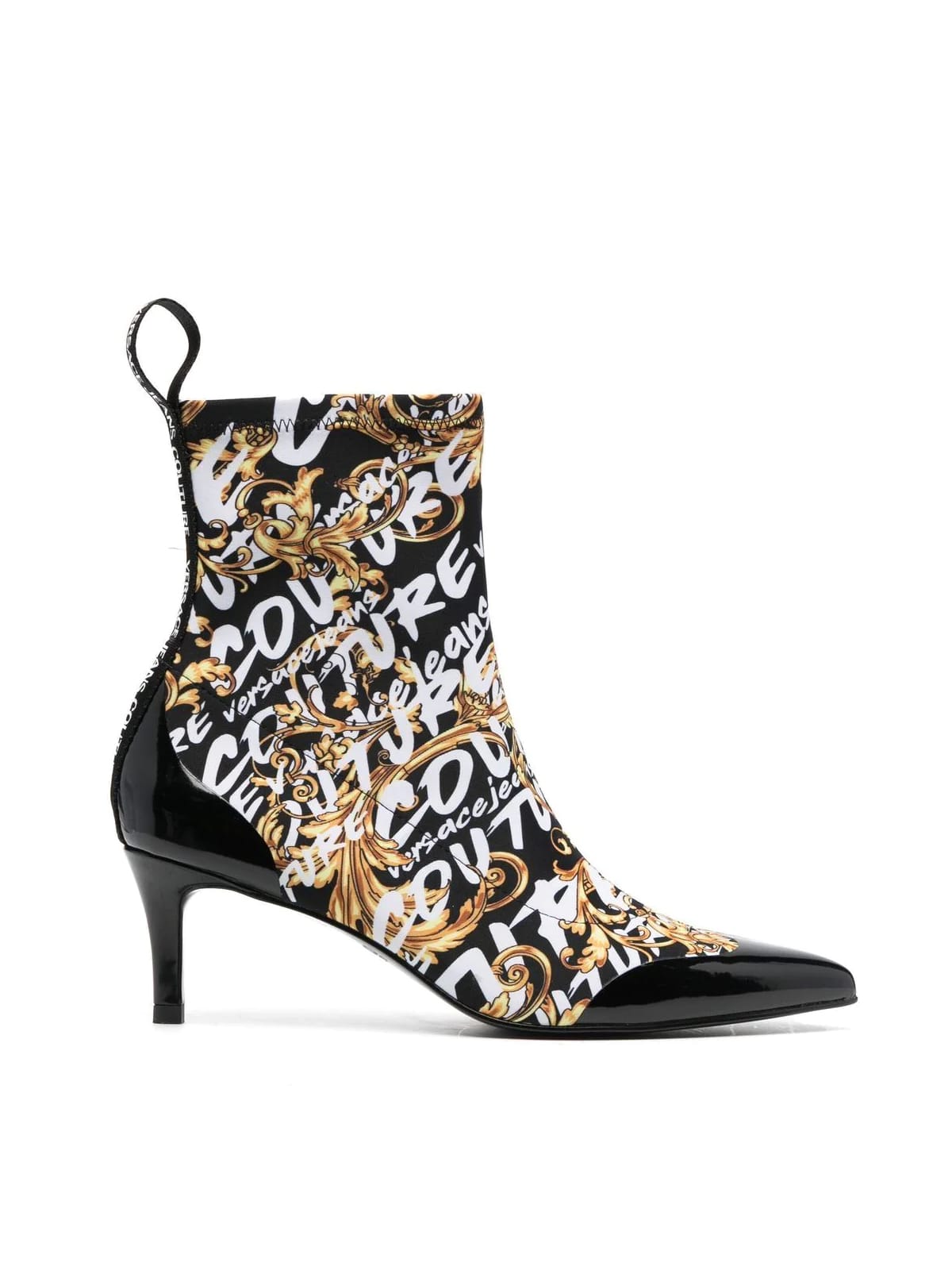 Versace Jeans Couture Fondo Lula Dis 63 Printed Pumps Boots