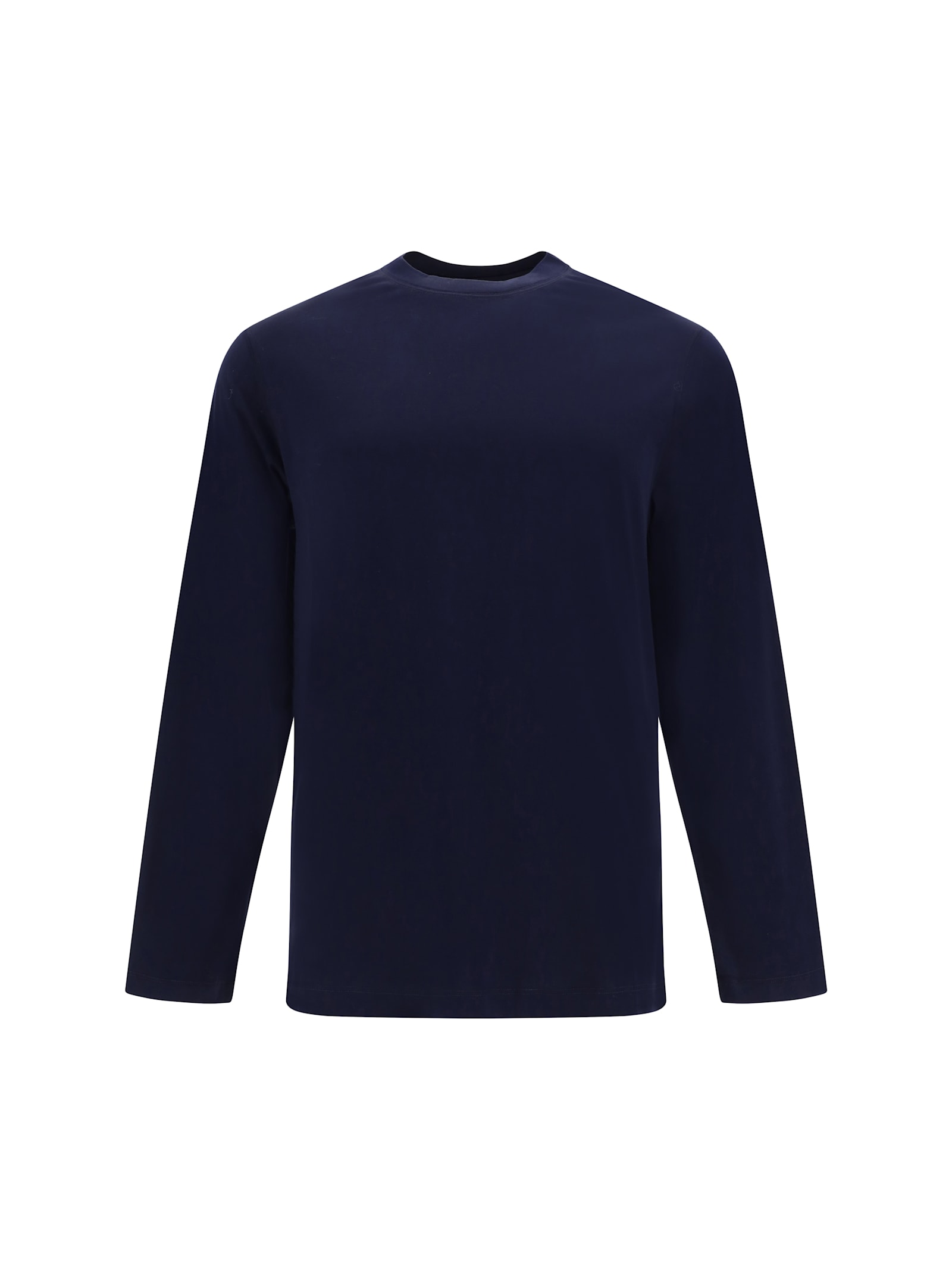 Shop Brunello Cucinelli Long Sleeve Jersey In Cobalto