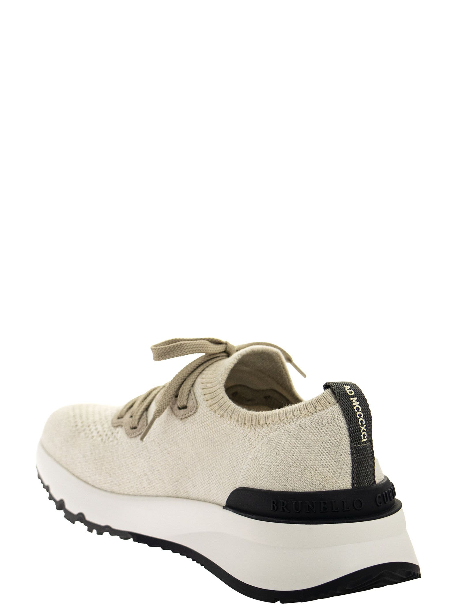 Brunello Cucinelli Sneakers Blacks And Greys In Gray