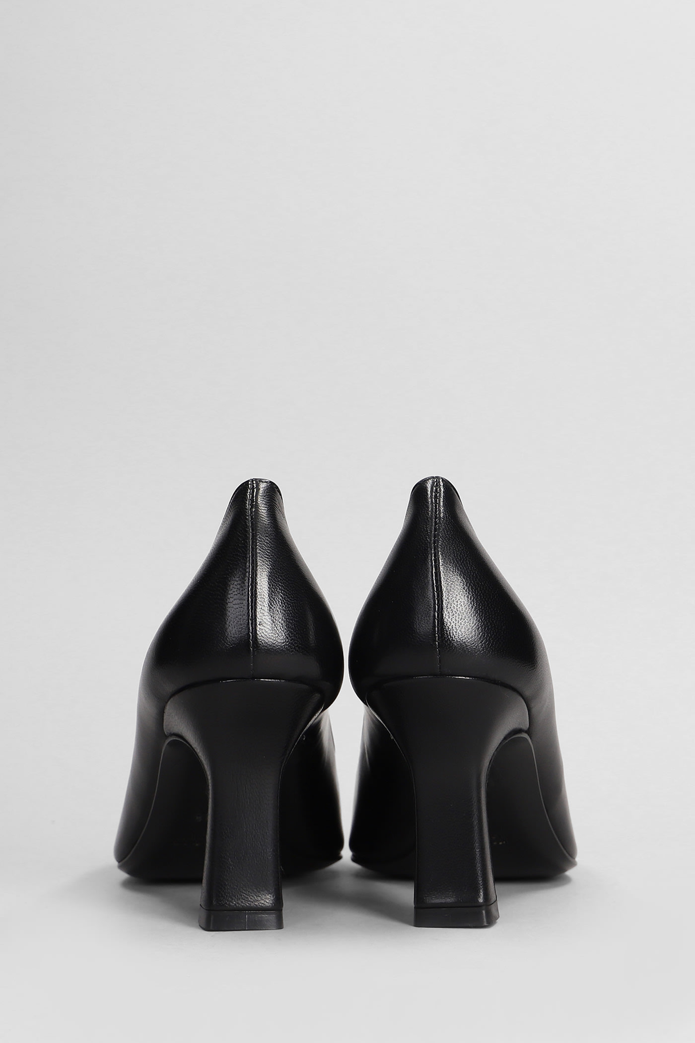 Shop Julie Dee Pumps In Black Leather