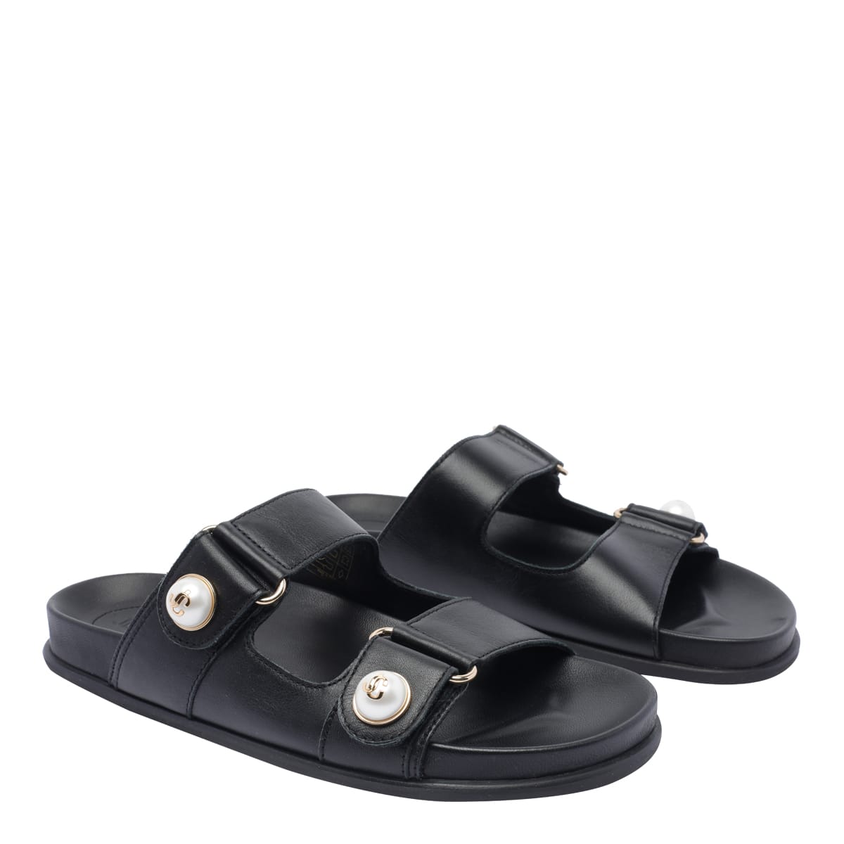 Jimmy Choo Fayence Sandals In Black