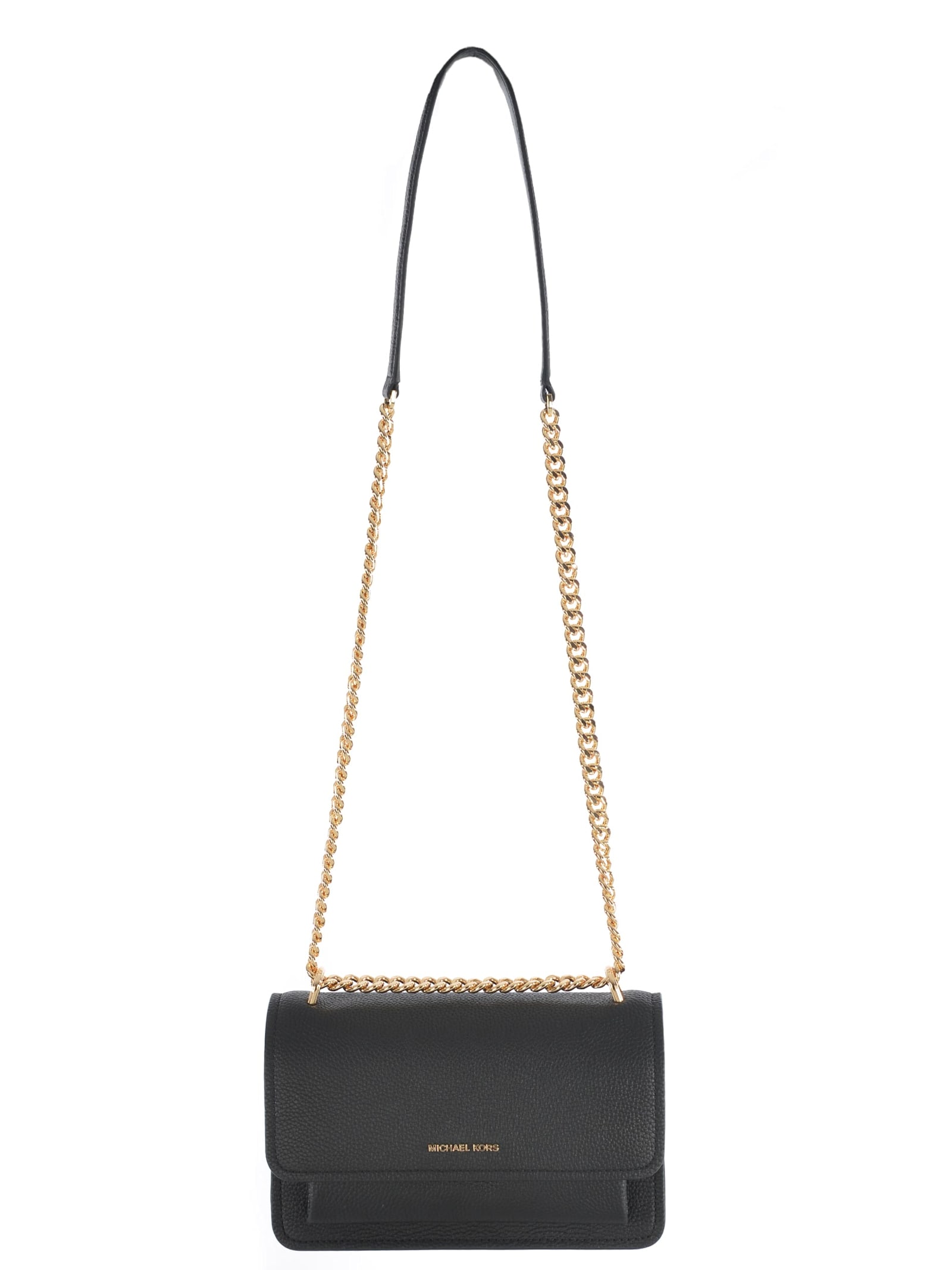 Shop Michael Kors Bag  Claire Made Of Leather In Black