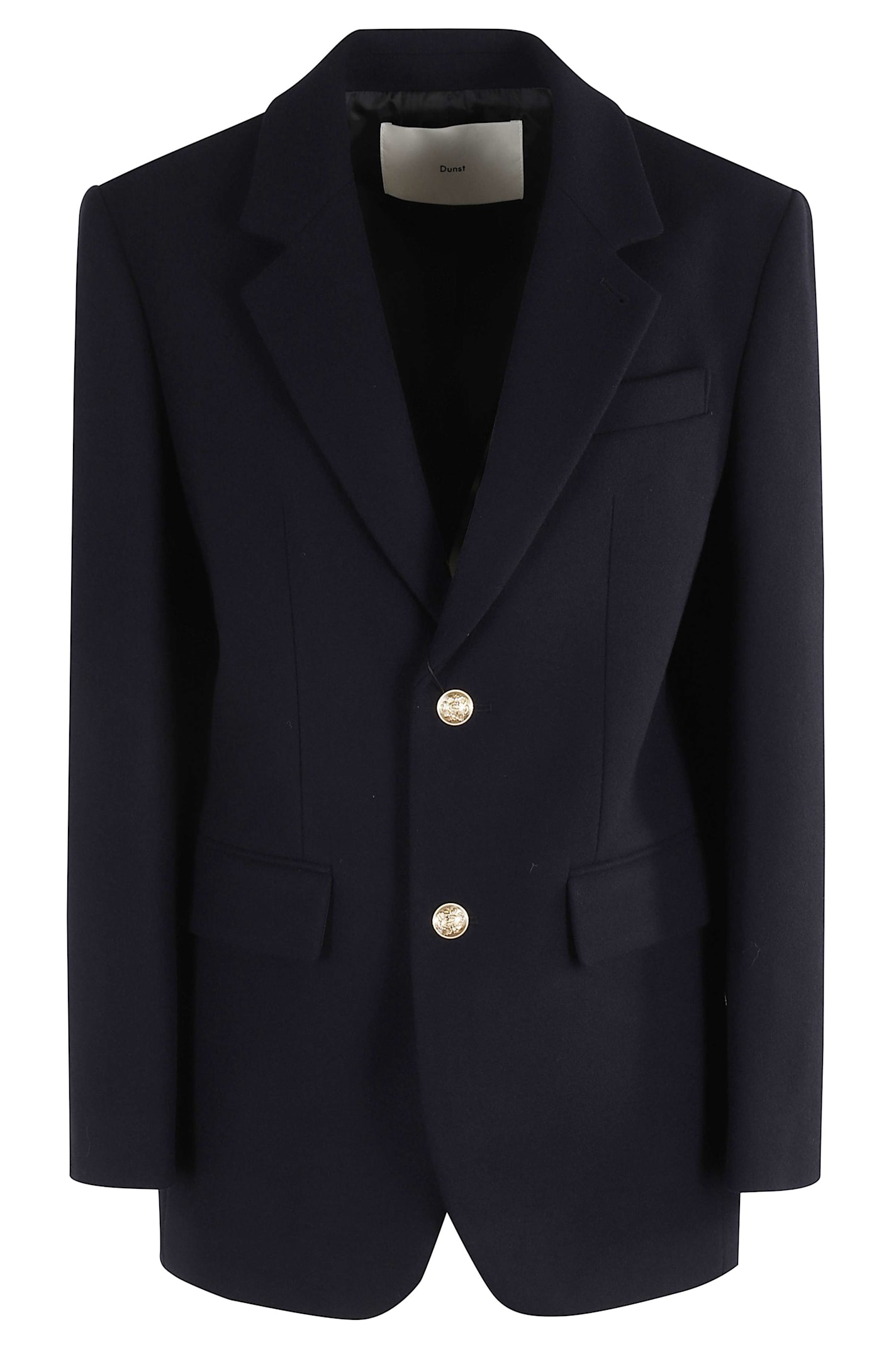 Dunst Unisex Classic 2 Button Blazer In Blue