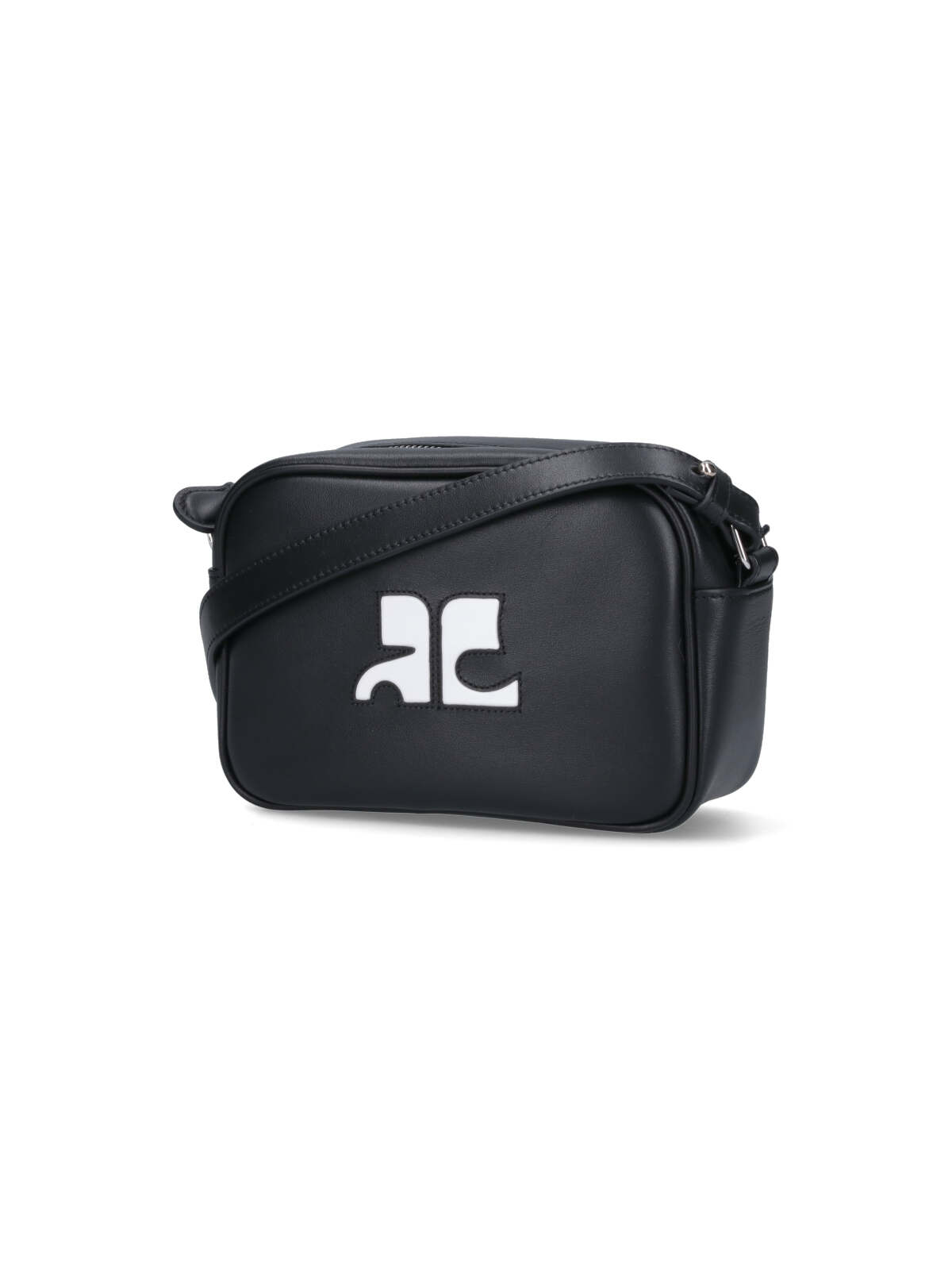 Shop Courrèges Reedition Camera Bag Crossbody Bag In Black