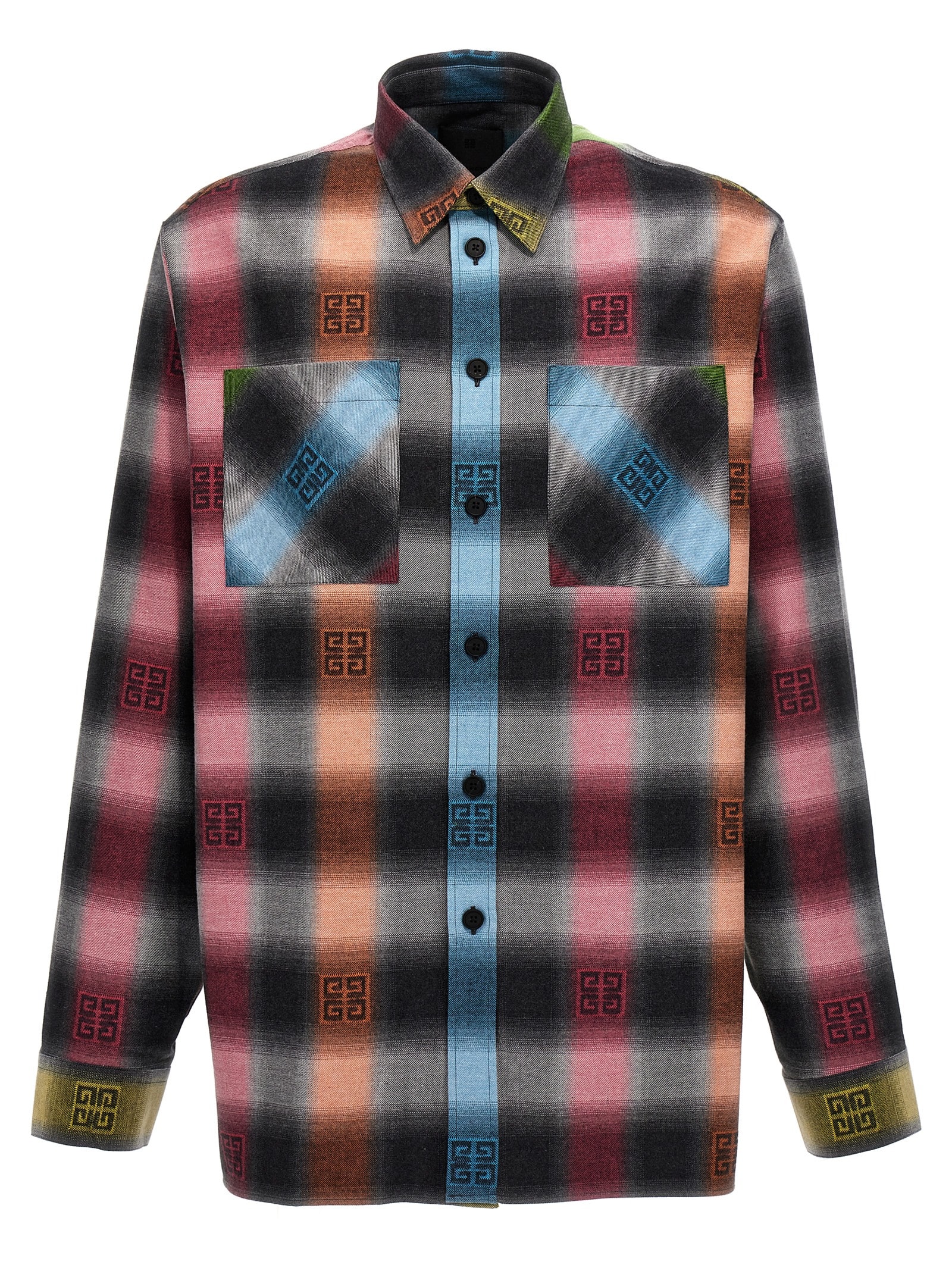 GIVENCHY LOGO CHECK SHIRT