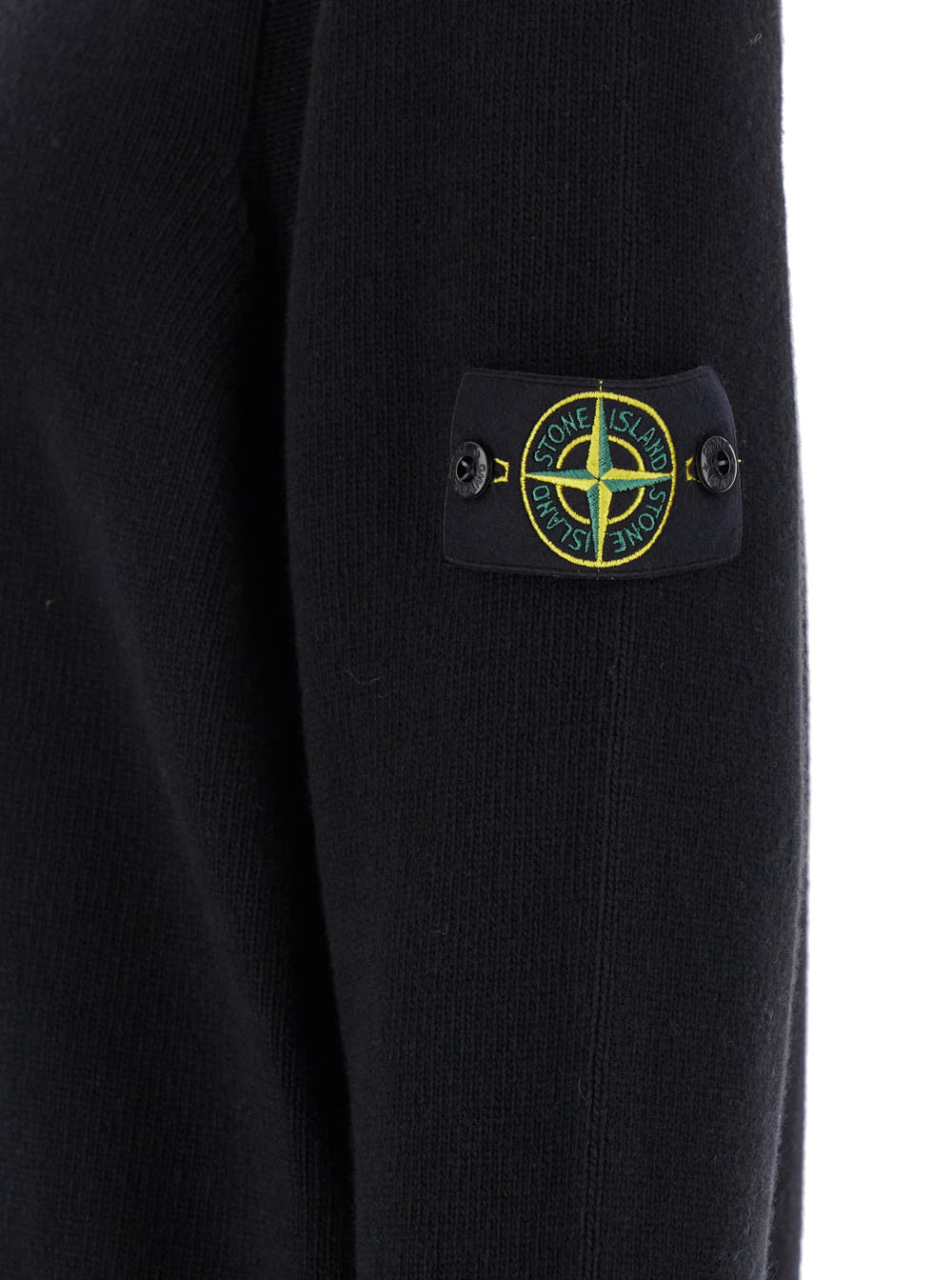 Shop Stone Island Lambswool In Black