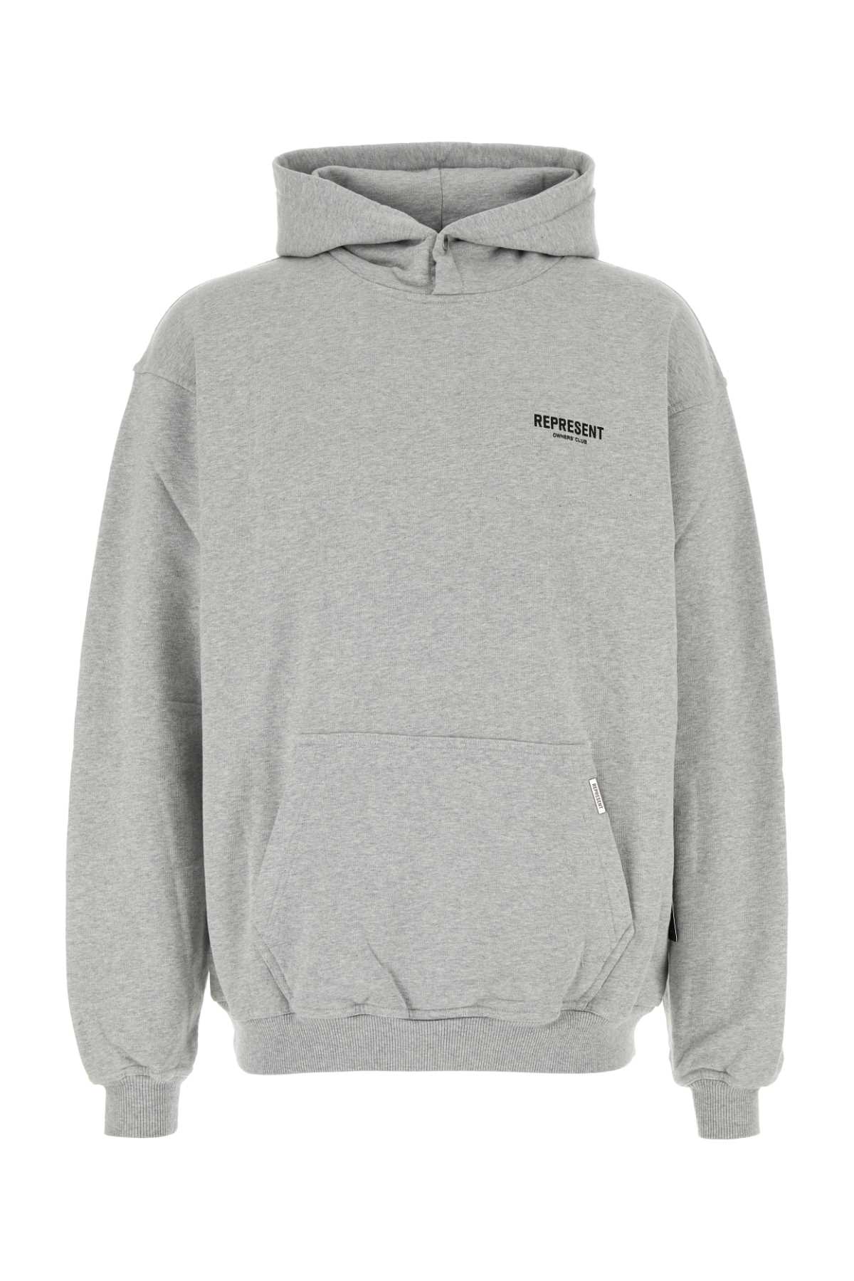 Melange Grey Cotton Sweatshirt