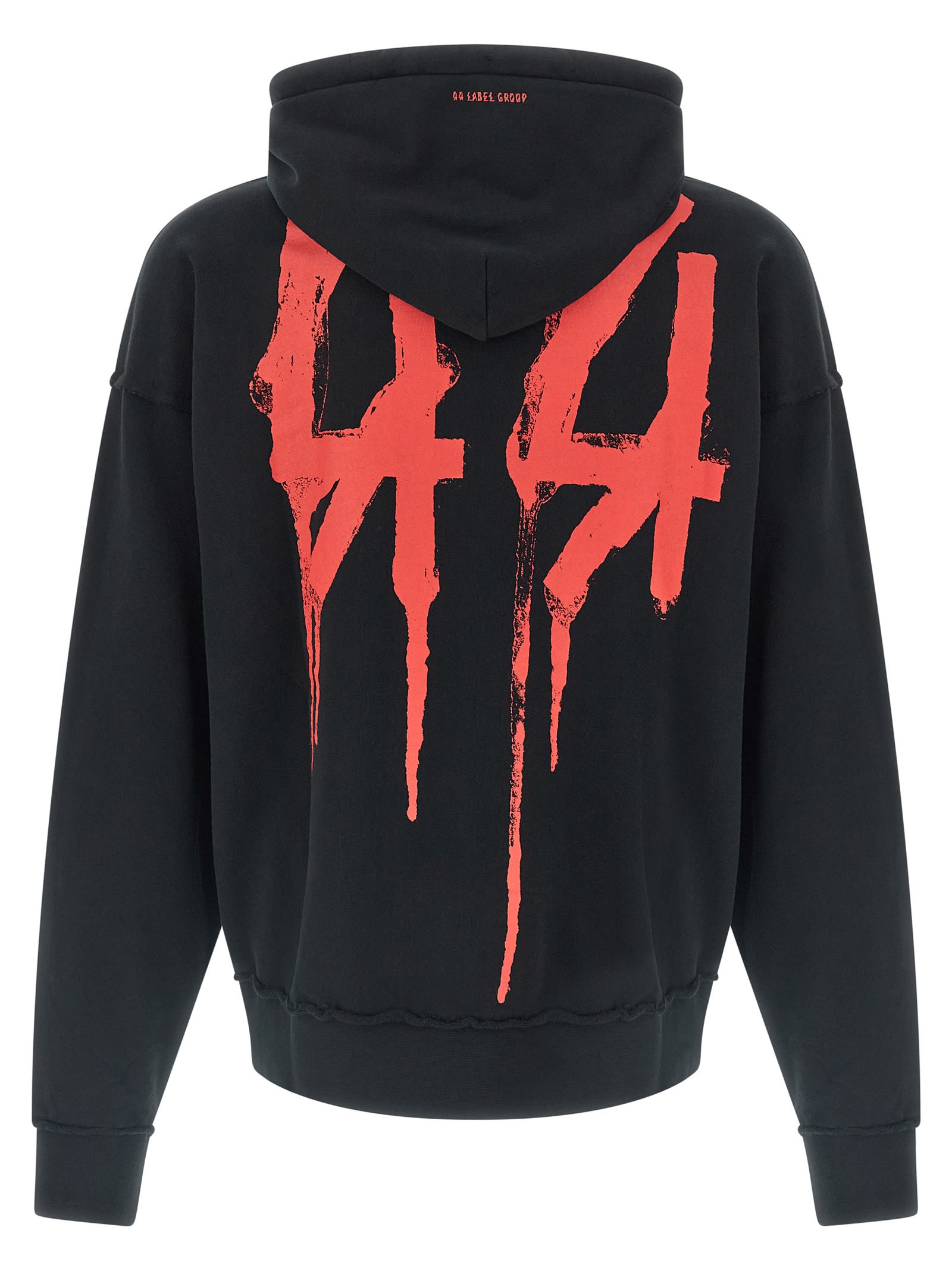 44 Label Group Black Drip Hoodie Sweatshirt In Multi