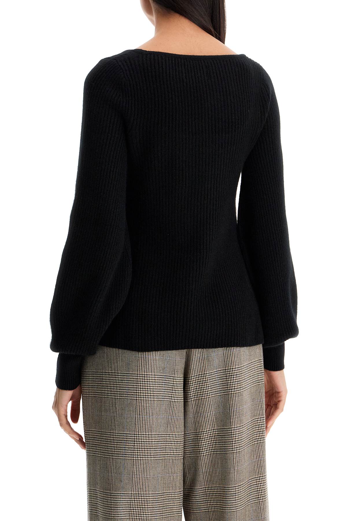 Shop Loulou Studio Hermus Ribbed Cashmere In Black (black)