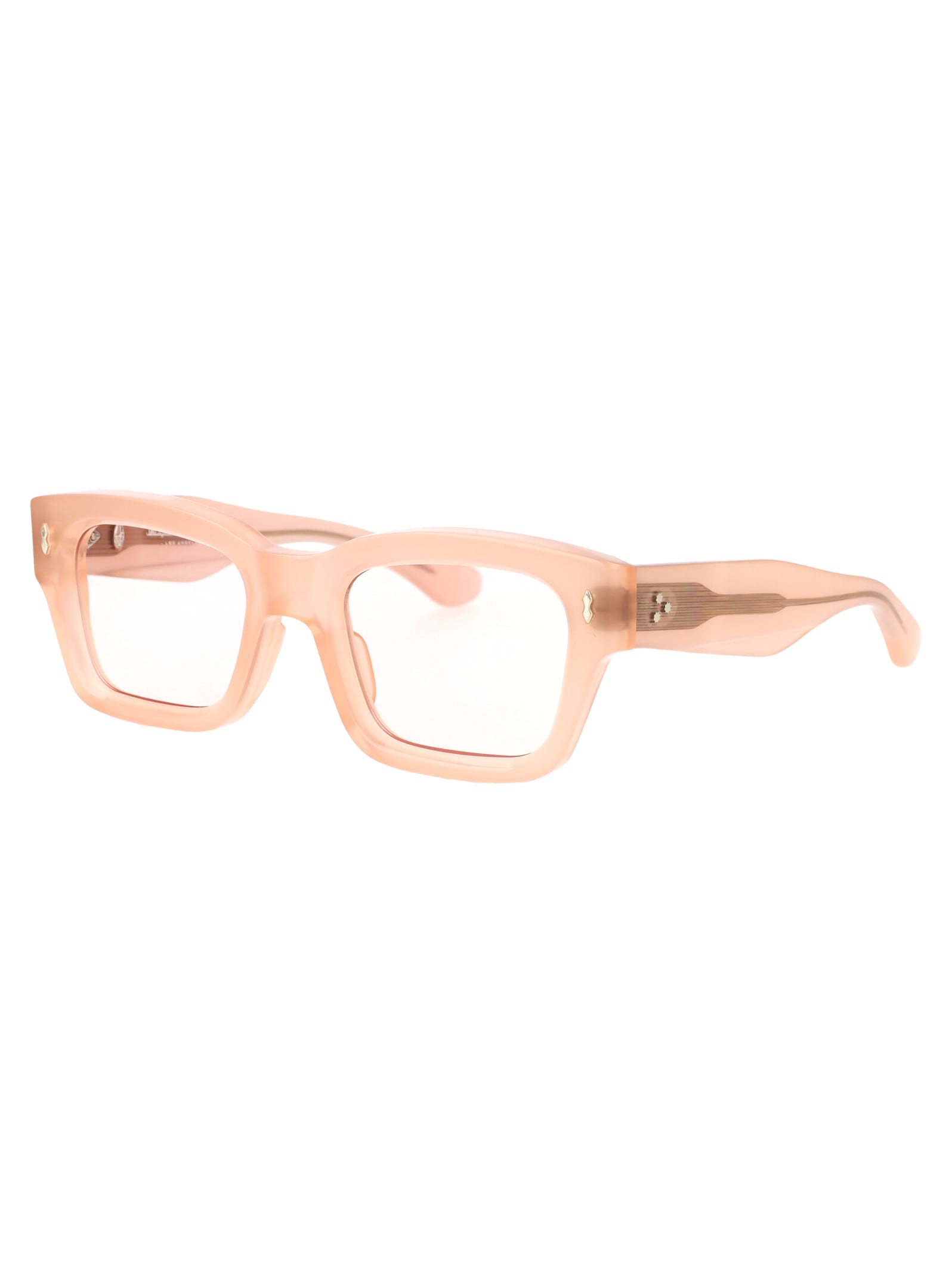 Shop Jacques Marie Mage Suze Glasses In Pink Quartz