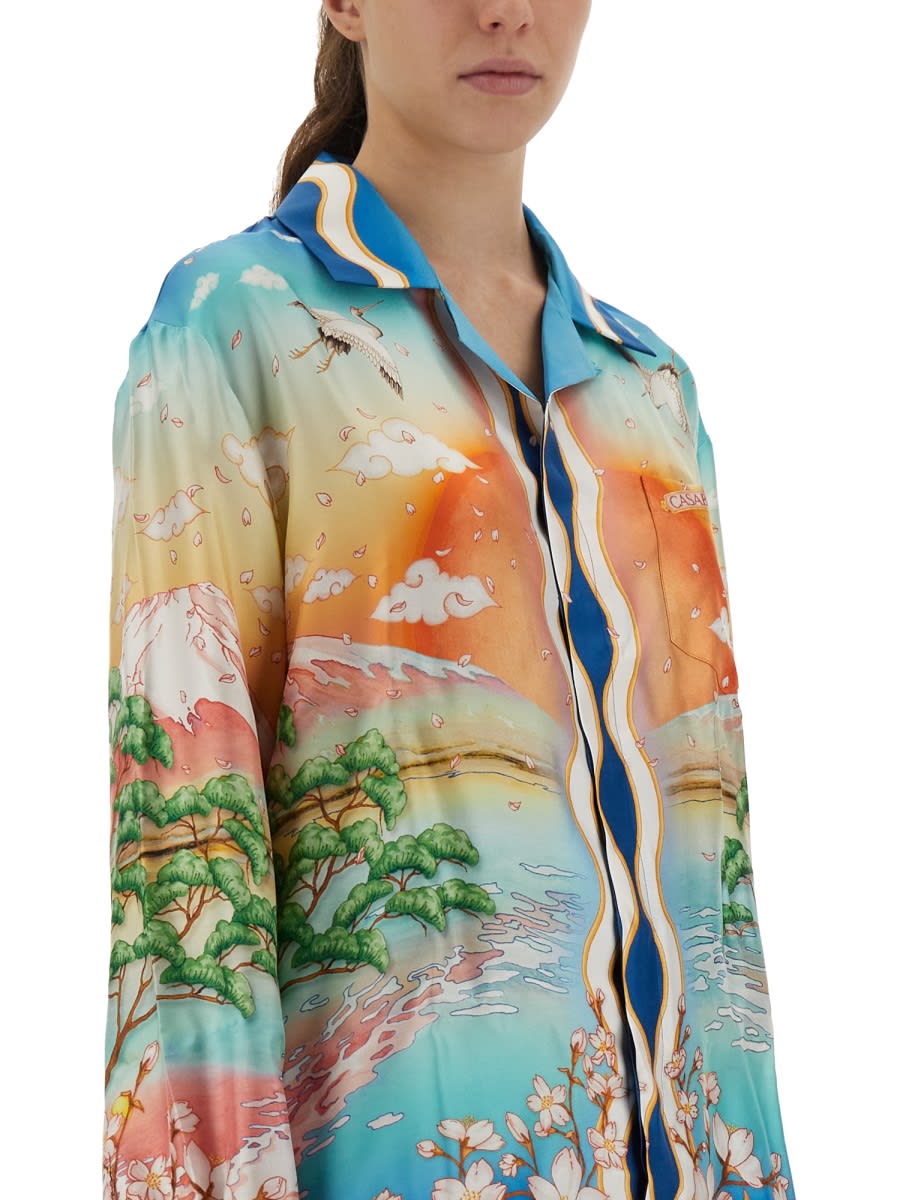 Casablanca Tennis Club Shirt In Multi