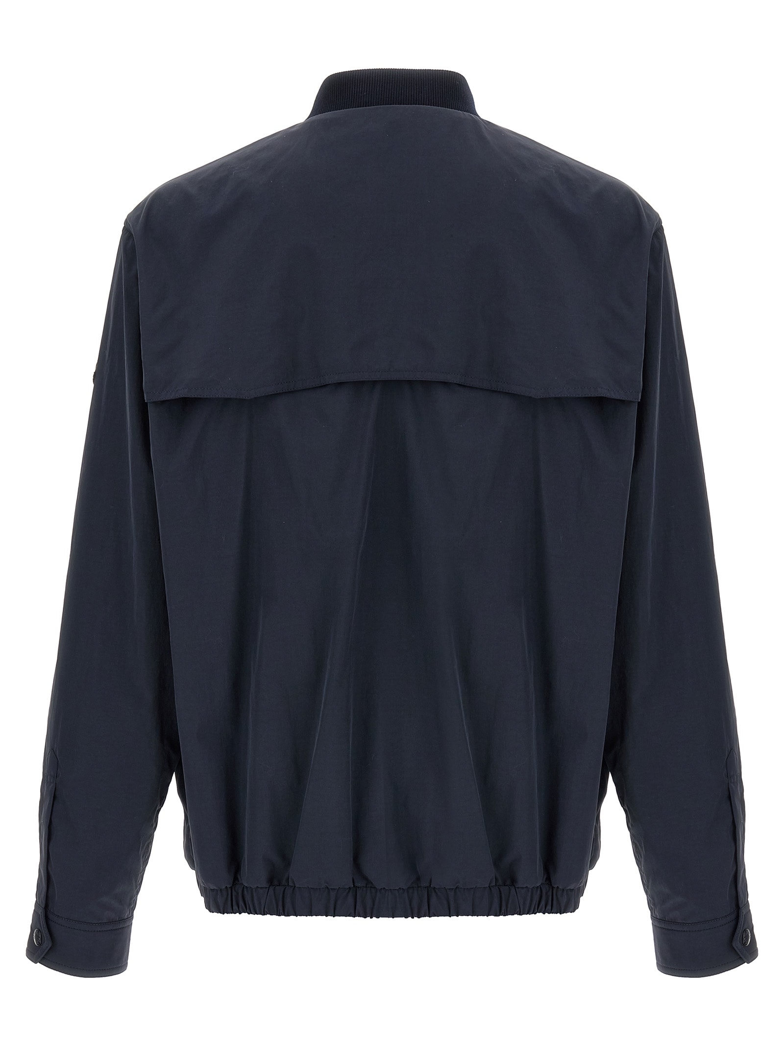 Moncler Genius Tatenen 3 Moncler Mercedes-benz Designed By Nigoldeneye Cotton Blend Jacket In Blue