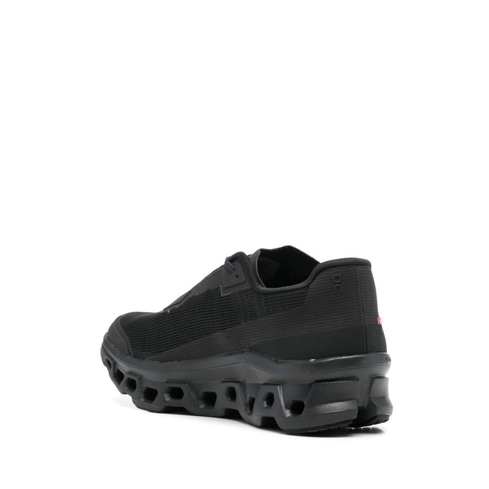 On Cloudmster Void Mesh Sneakers In Black