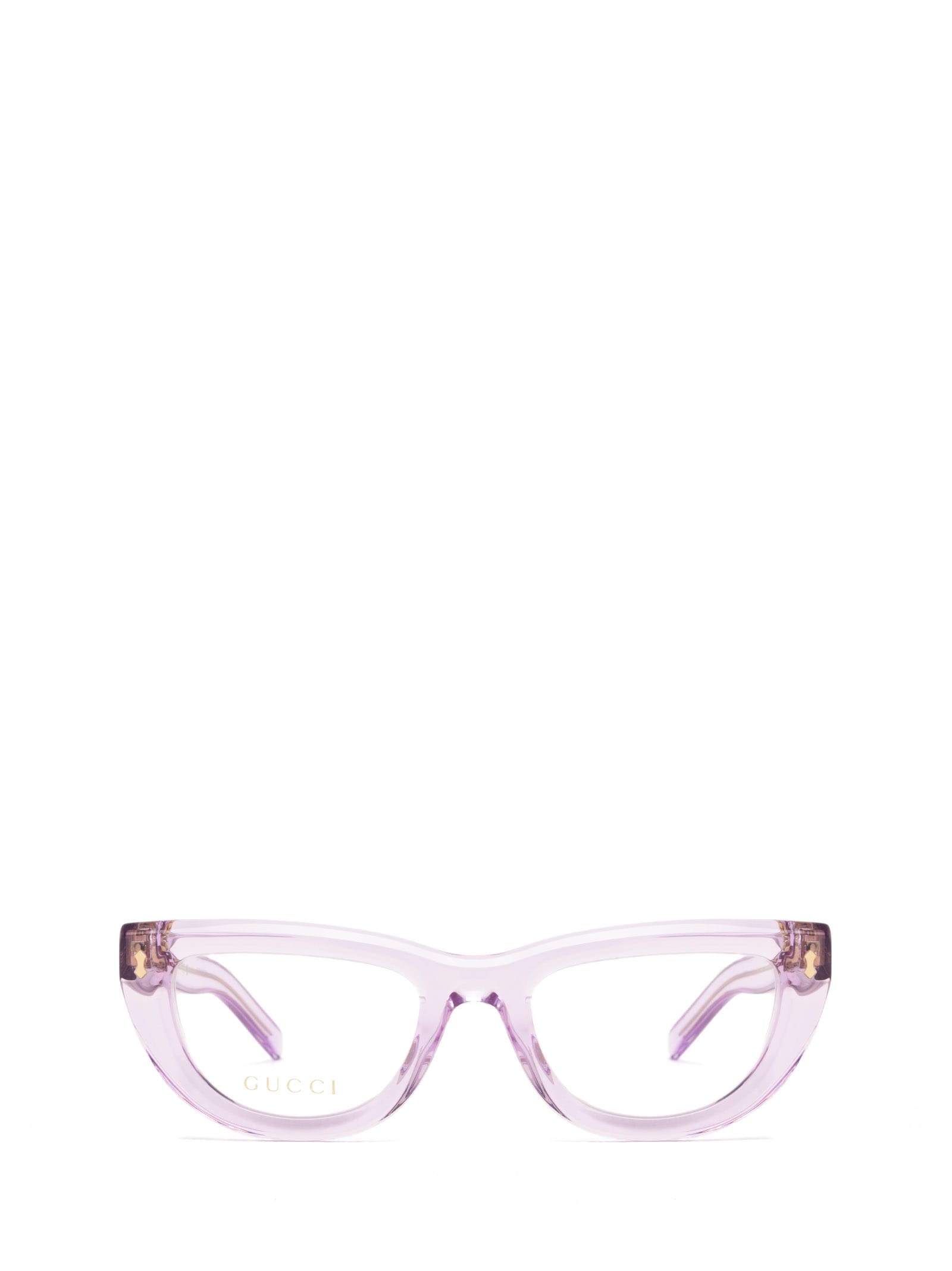Shop Gucci Gg1521o Violet Glasses