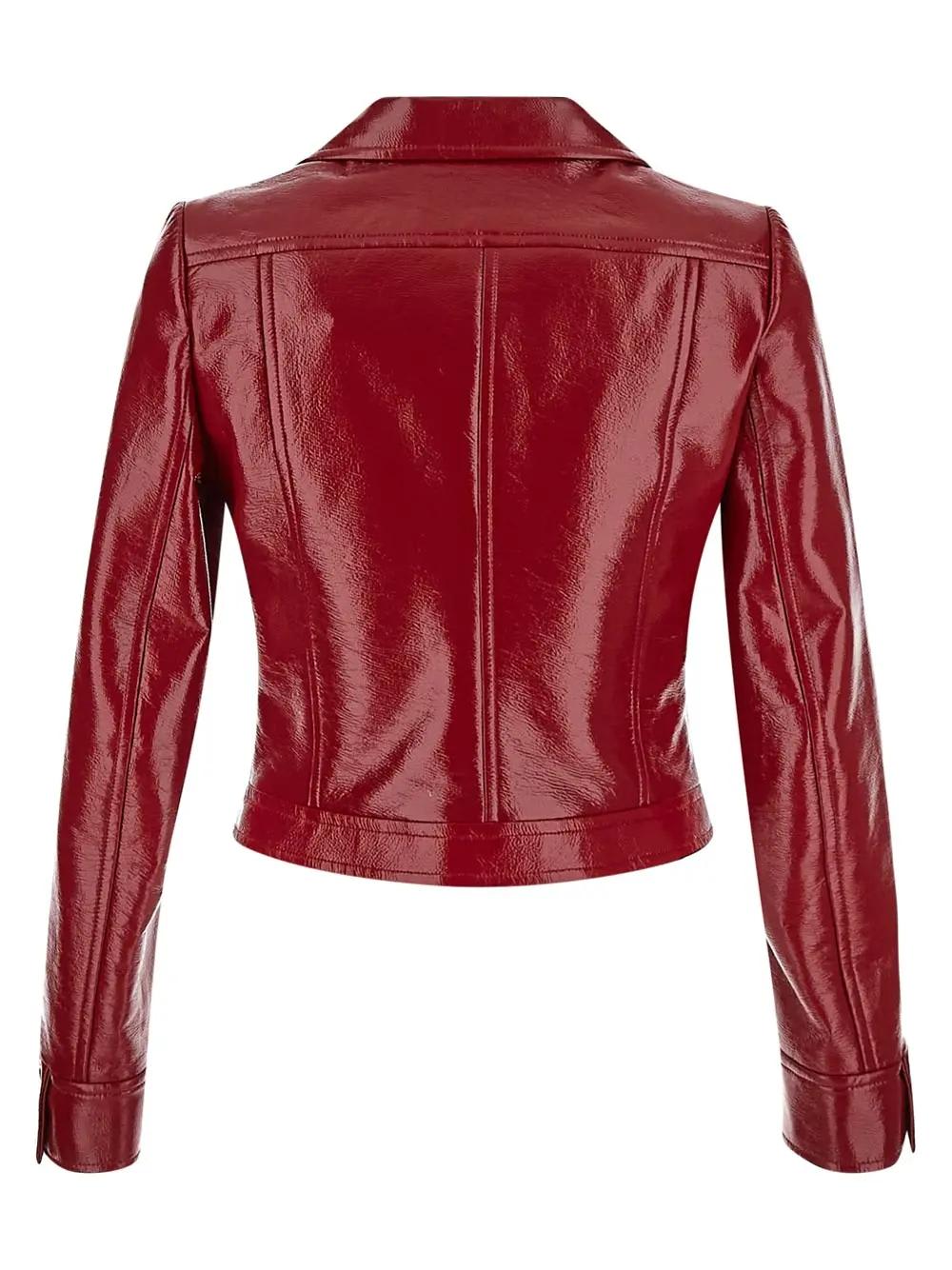 Courrèges Courregès Percbl005vy0014 Reedition Vinyl Jacket In Red