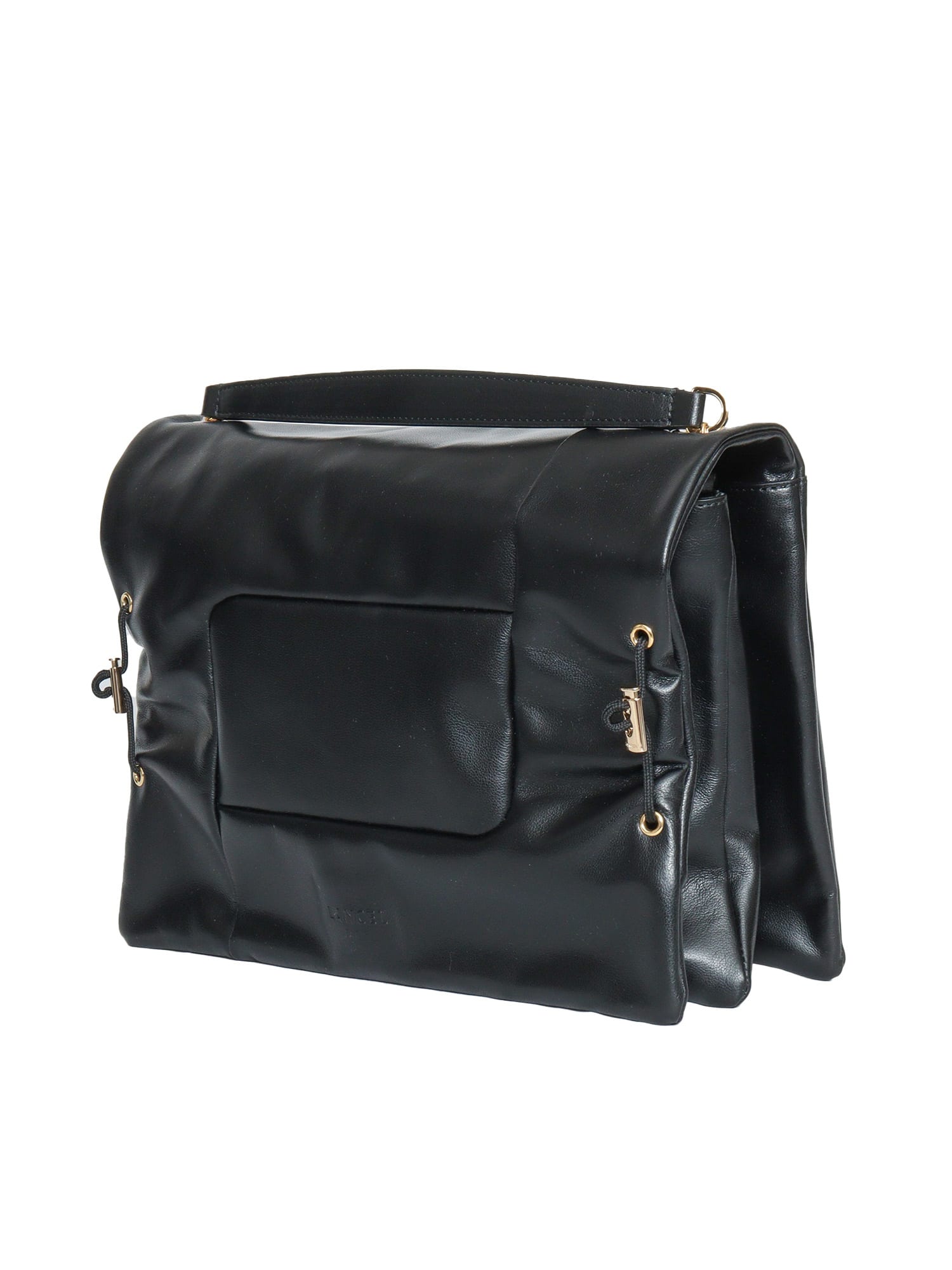 Shop Lancel Black Rabat Bag