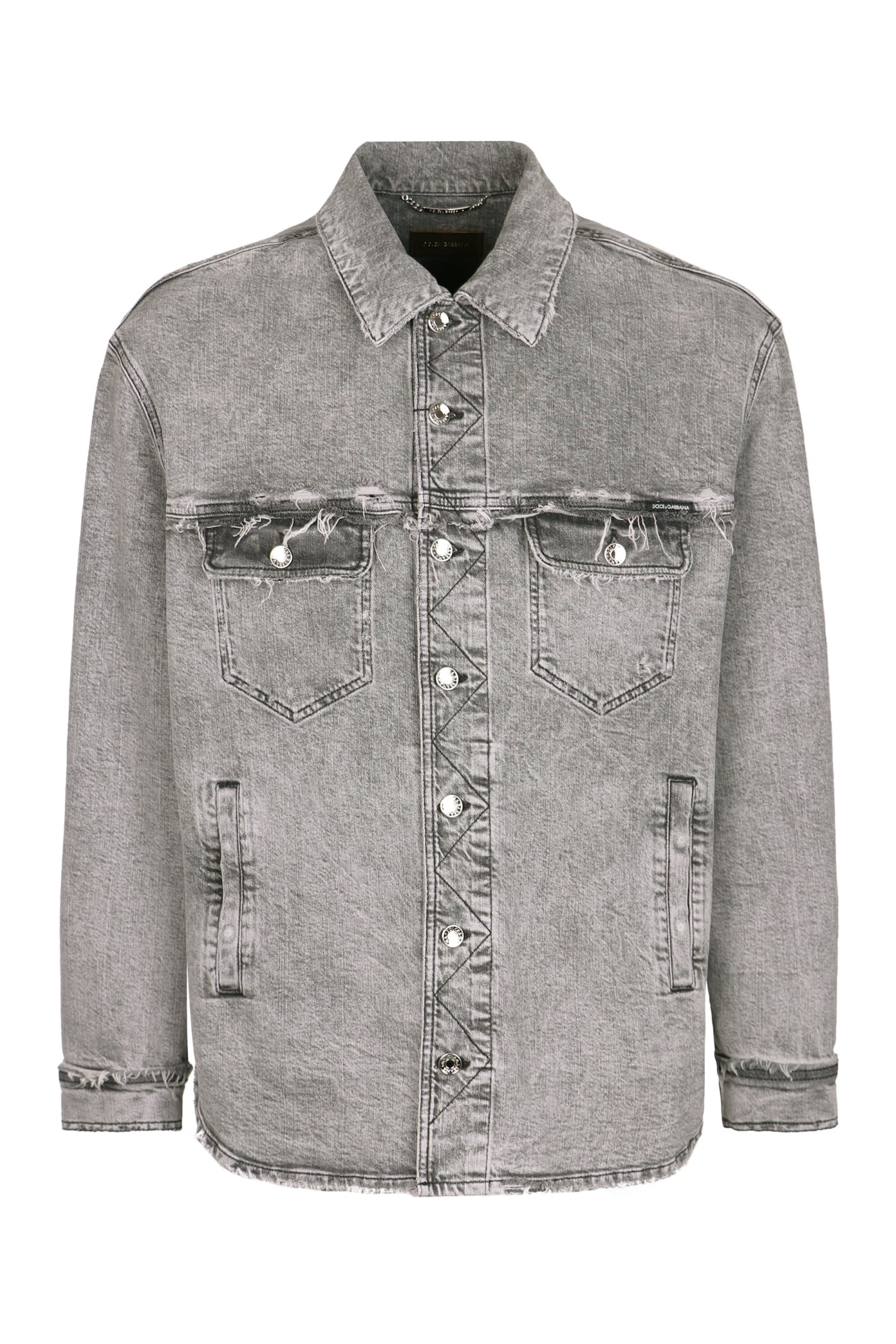 Dolce & Gabbana Destroyed Denim Jacket