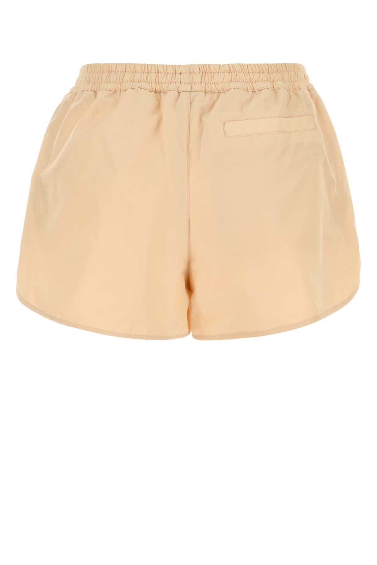 Burberry Skin Pink Nylon Blend Shorts In Teacup