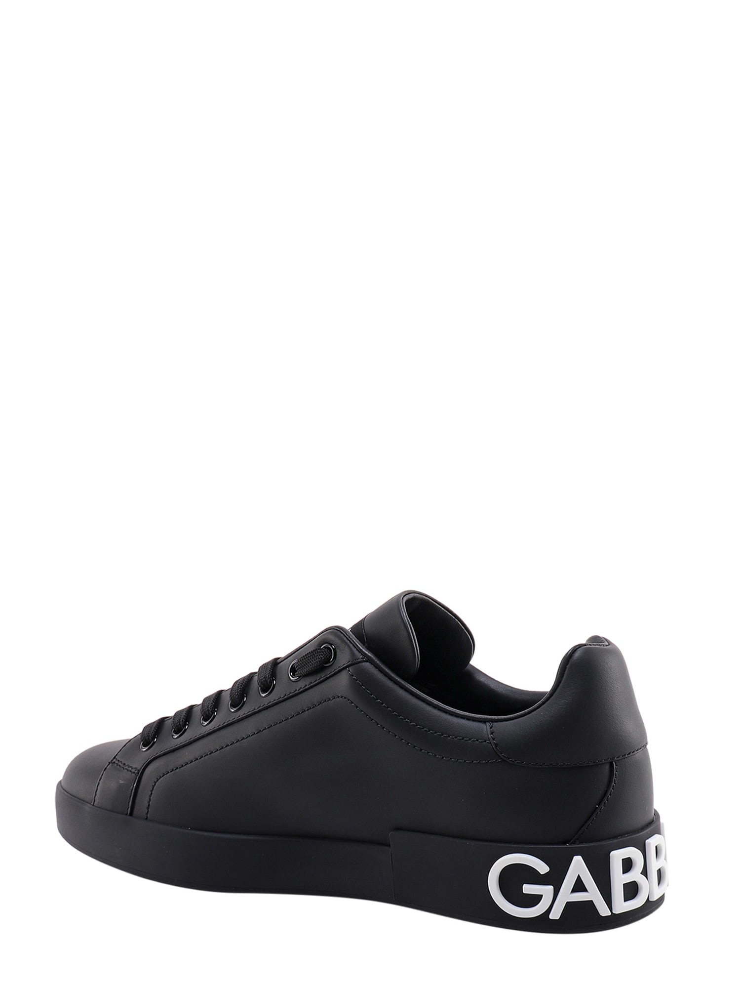 Shop Dolce & Gabbana Portofino Sneakers In Nero/nero