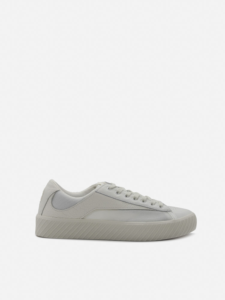 BY FAR Rodina Sneakers In Leather With Mesh Inserts