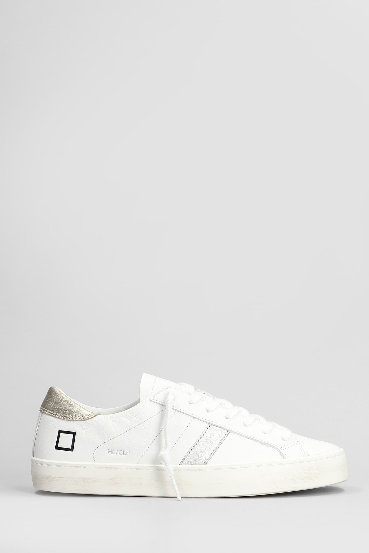 D. A.T. E. Hill Low Sneakers In White Leather