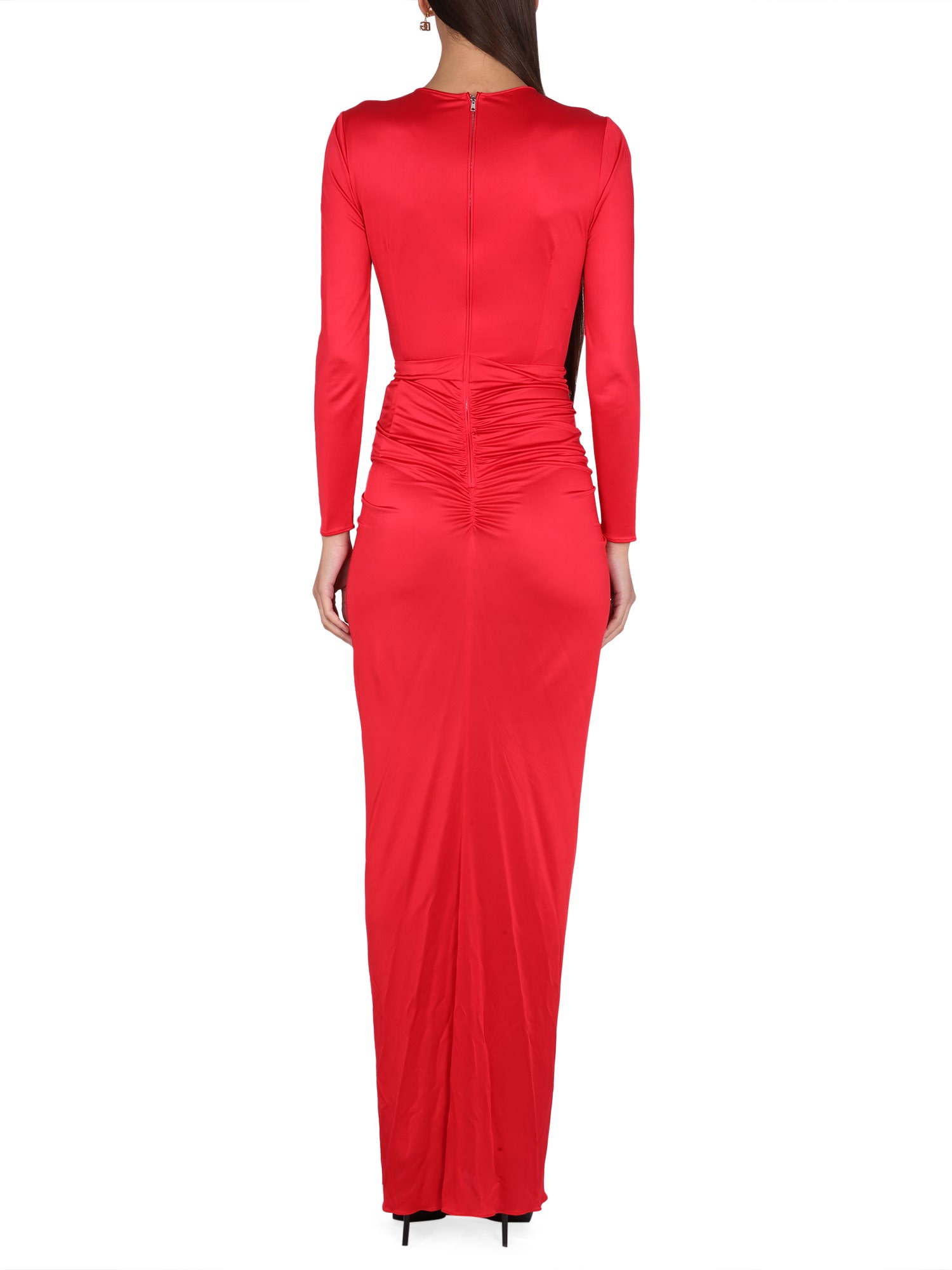 Shop Dolce & Gabbana Dress With Drape