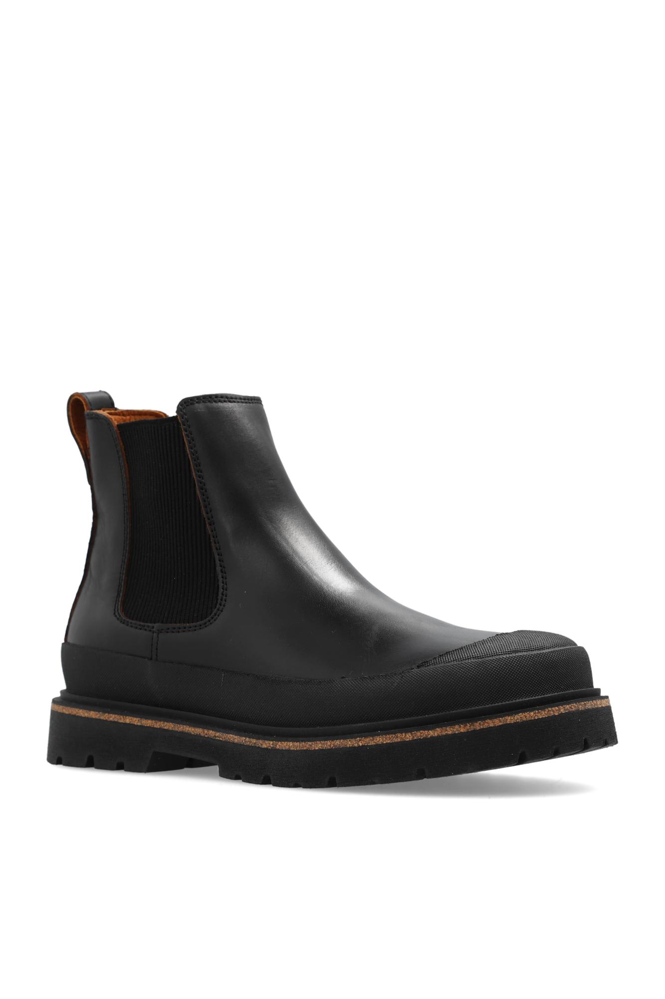 Shop Birkenstock Prescott Chelsea Boots In Black