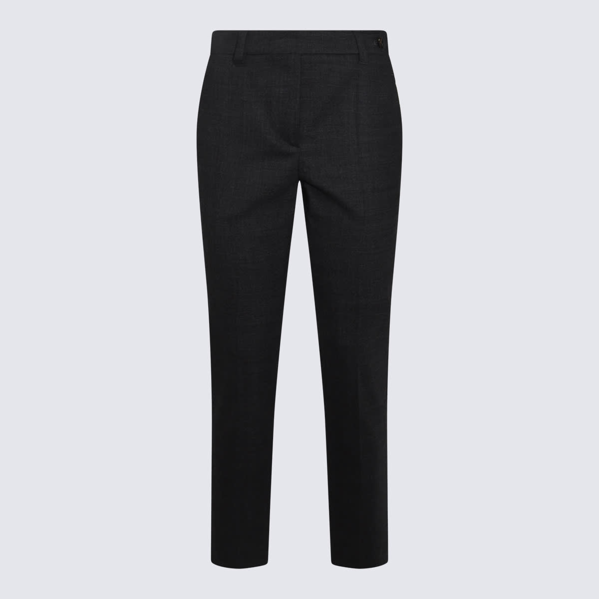 Shop Brunello Cucinelli Black Wool Pants