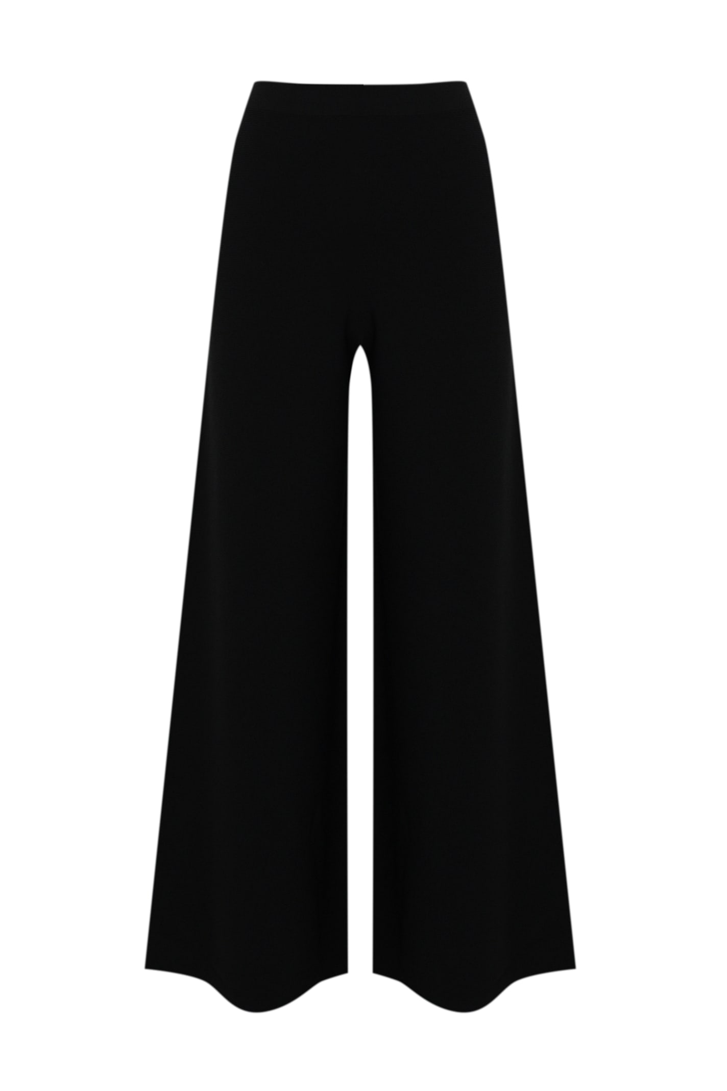 Wide Trousers In Viscose Knit