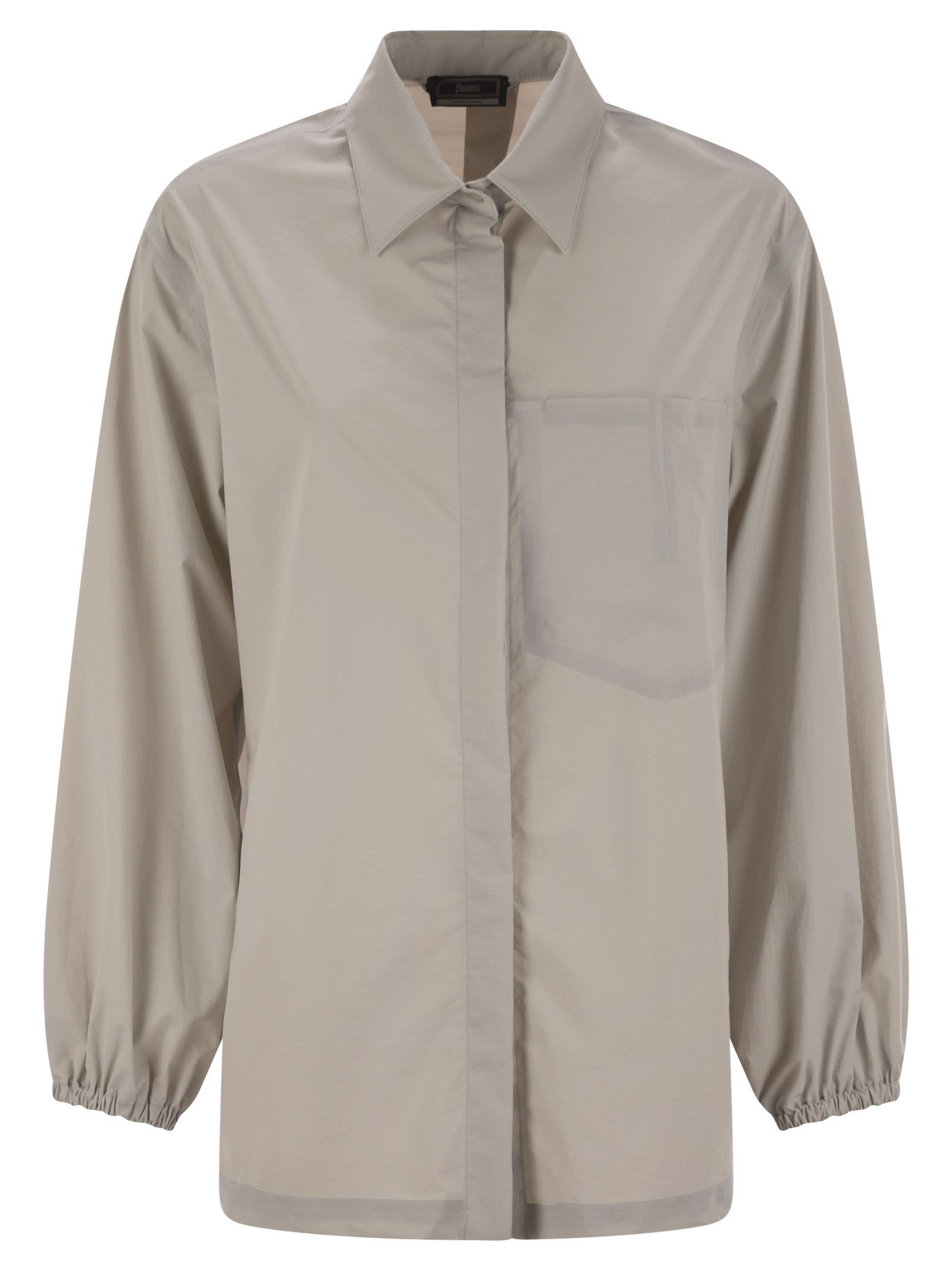 Herno Women's Stretch Tech Shirt In Ice