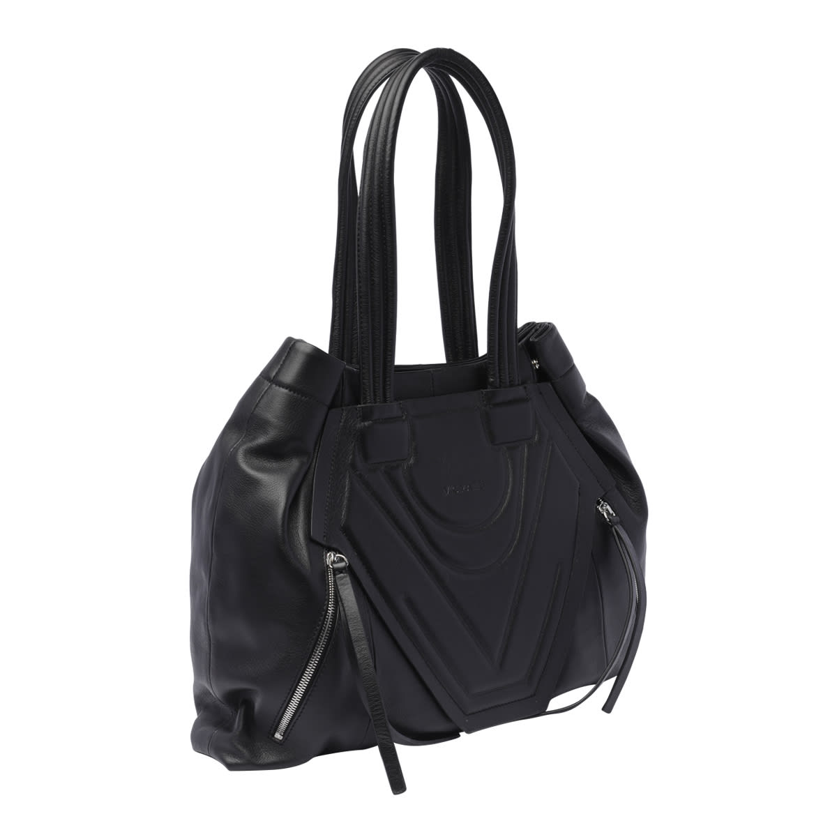 Shop Vic Matie Shoulder Bag In Black