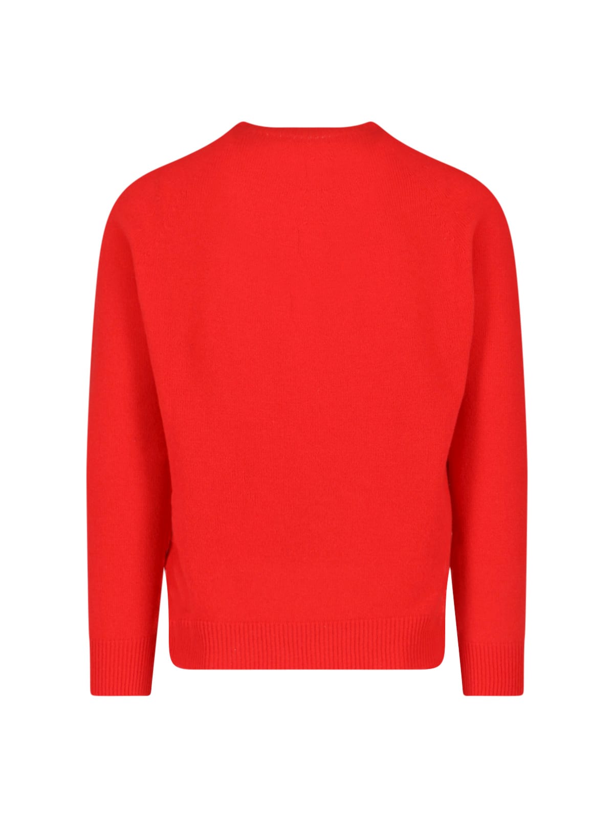 Jil Sander Sweater In Virgin Wool And Cashmere Blend In Red