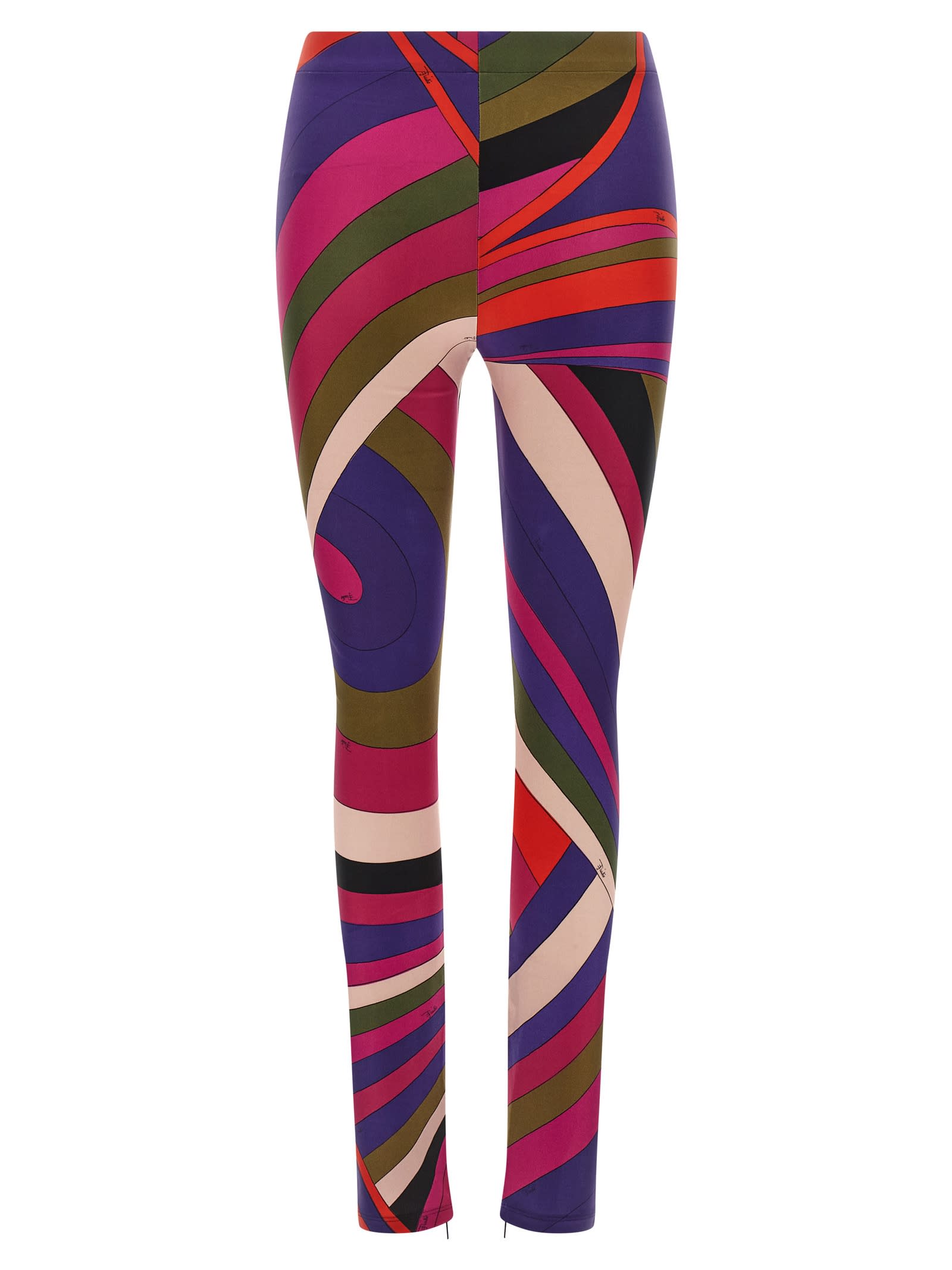 Pucci Stretch Fit Leggings For Active Lifestyle In Multi