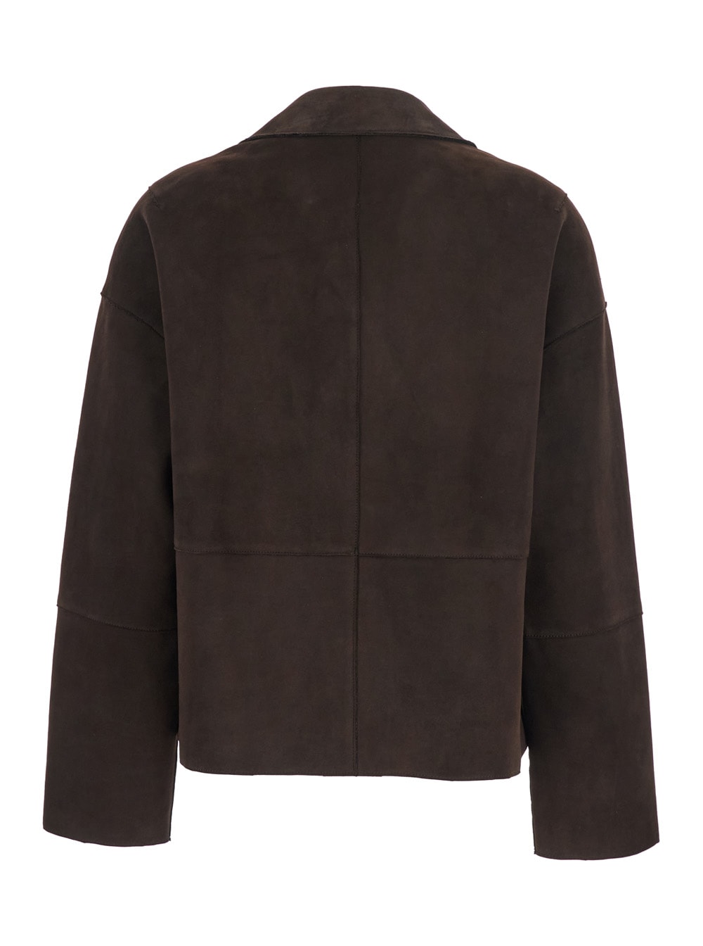 P.a.r.o.s.h Suede Button-fastening Jacket In Multi