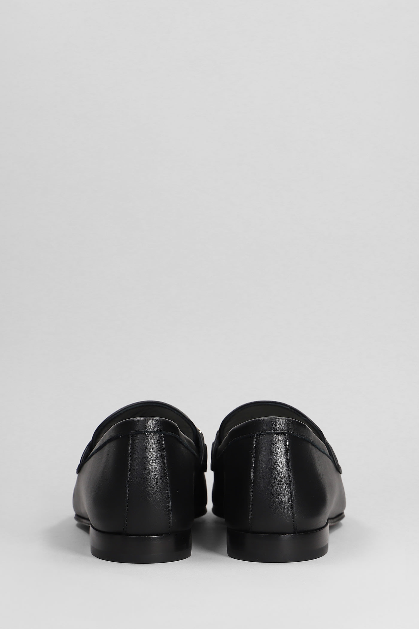 Shop Christian Louboutin Mj Loafers In Black Leather