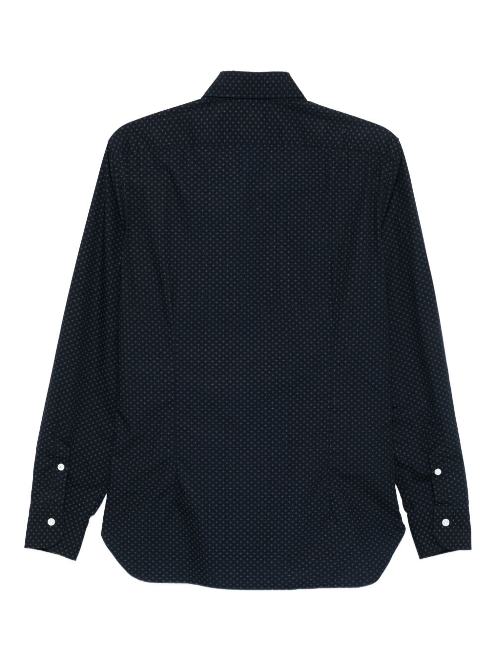 Barba Napoli Barba Long-sleeved Shirt In Black