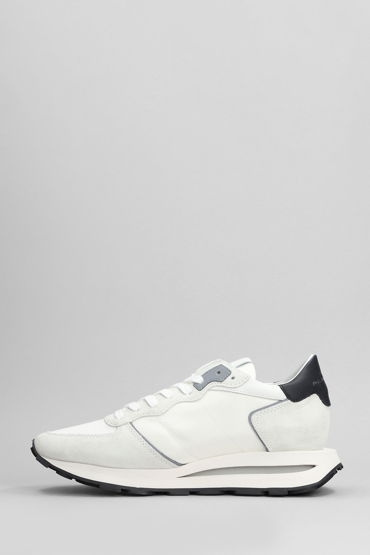 Philippe Model Panelled Lace-up Sneakers In White