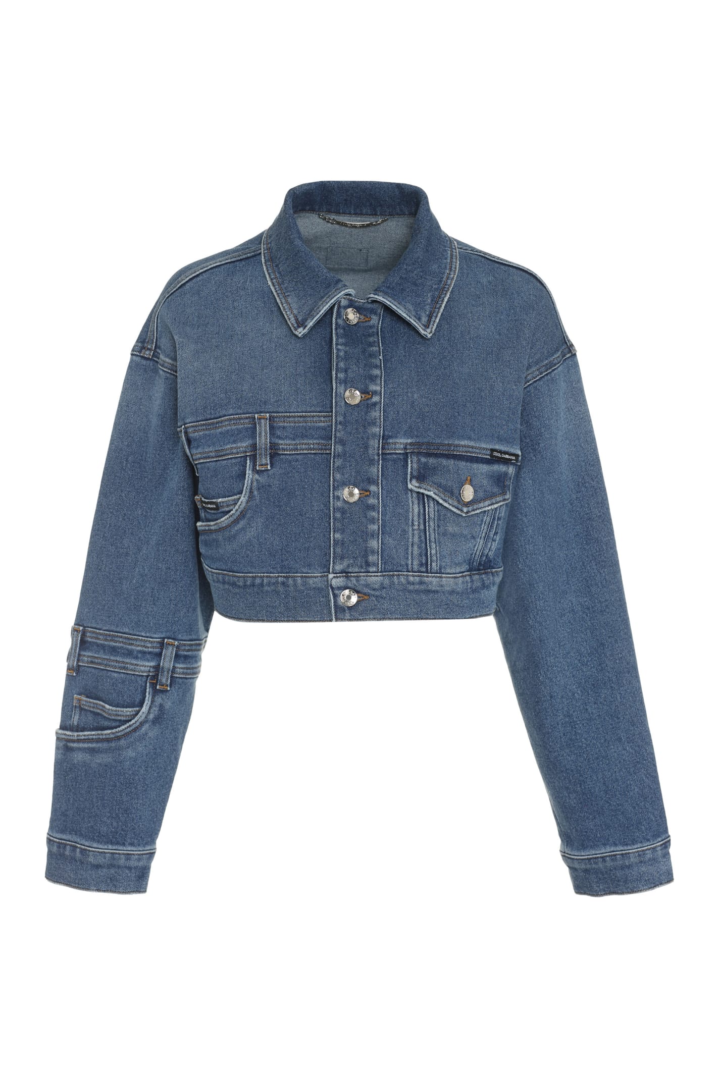 Dolce & Gabbana Denim Jacket In Variante Abbinata