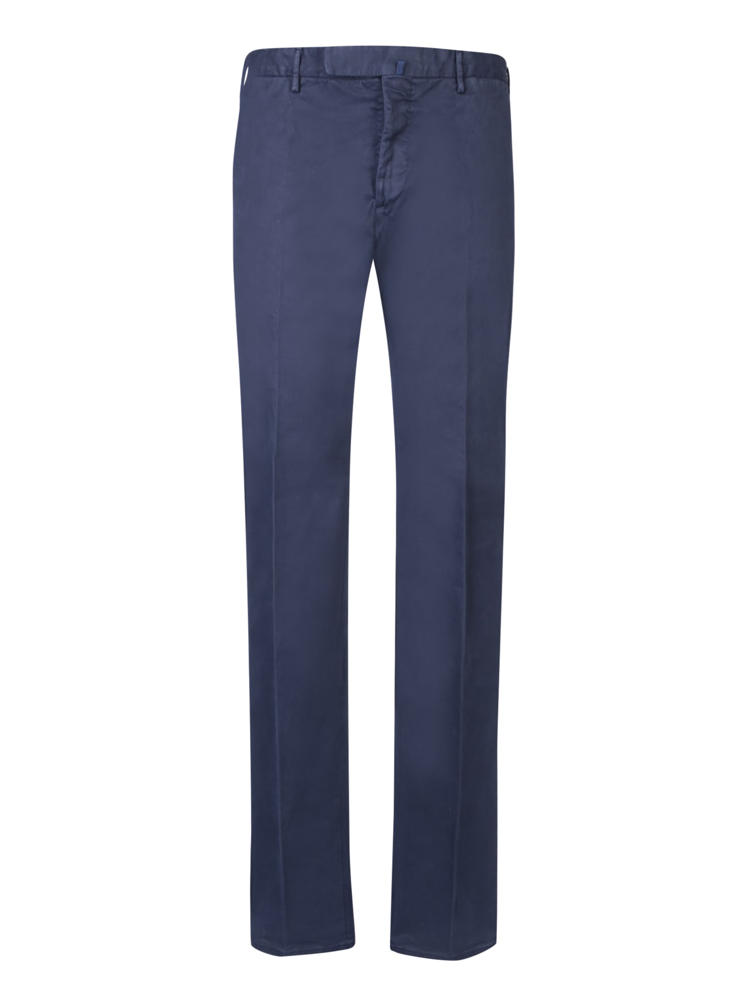 Shop Incotex Slim Fit Blue Trousers